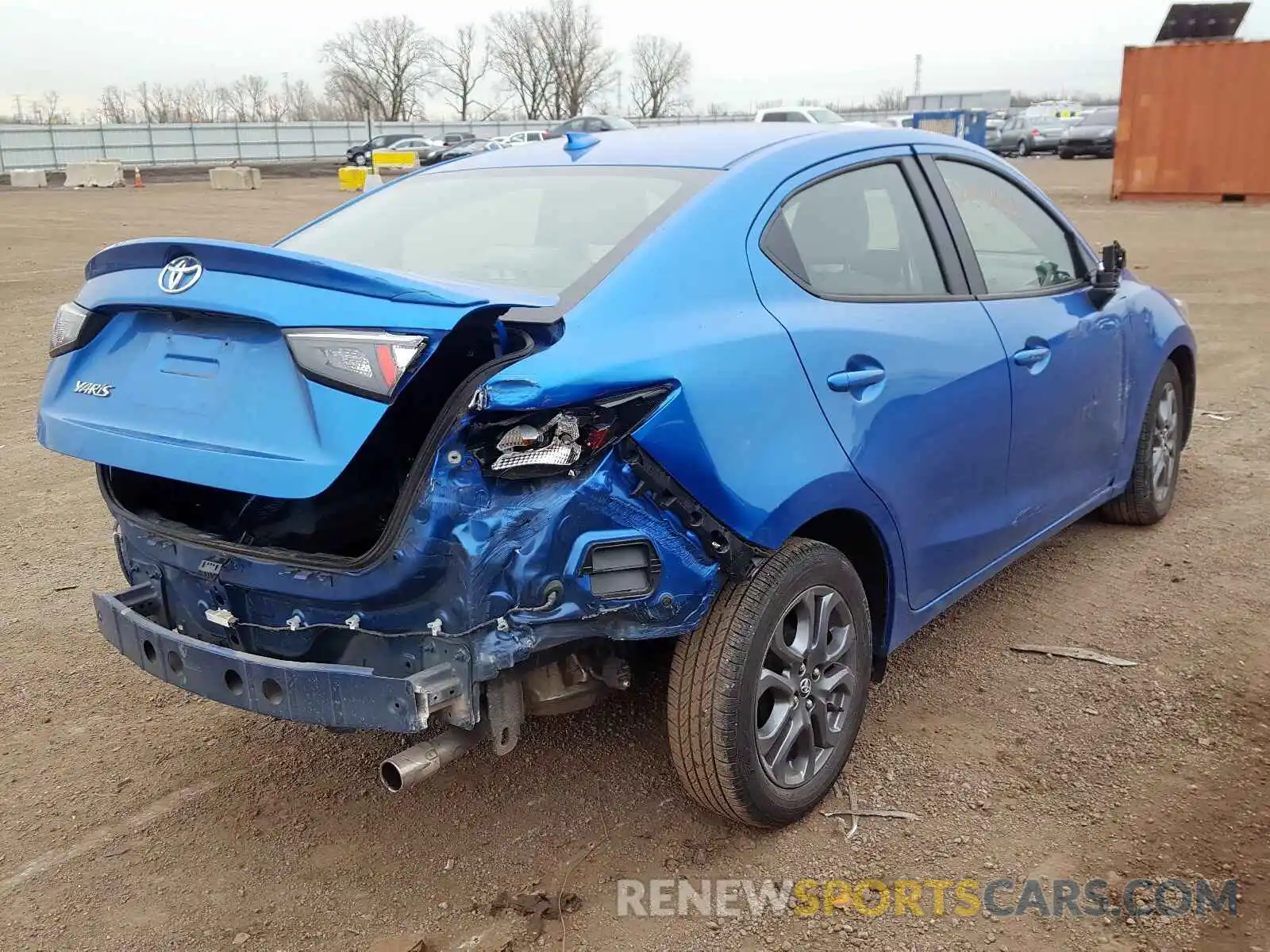 4 Photograph of a damaged car 3MYDLBYV1KY504815 TOYOTA YARIS 2019