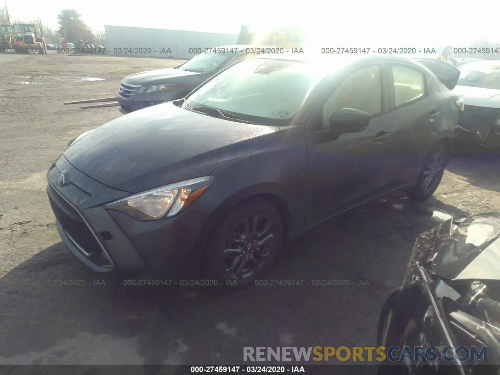 2 Photograph of a damaged car 3MYDLBYV1KY505365 TOYOTA YARIS 2019