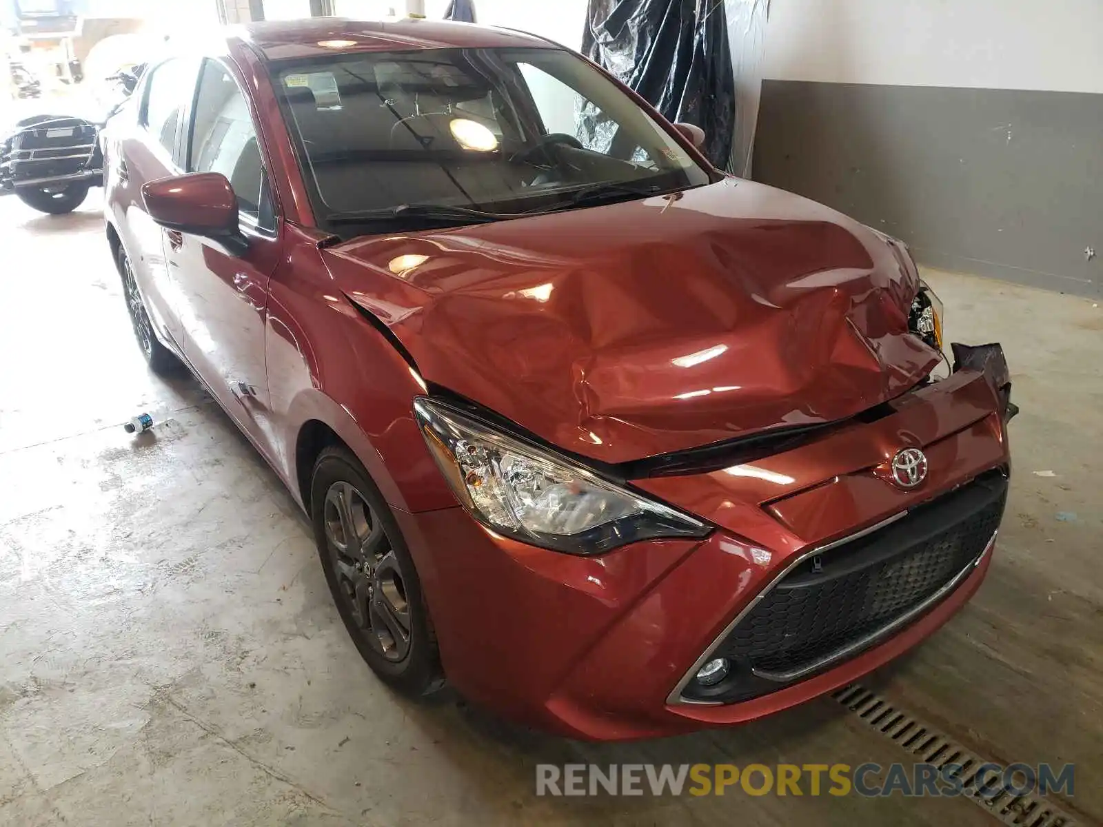 1 Photograph of a damaged car 3MYDLBYV1KY507259 TOYOTA YARIS 2019