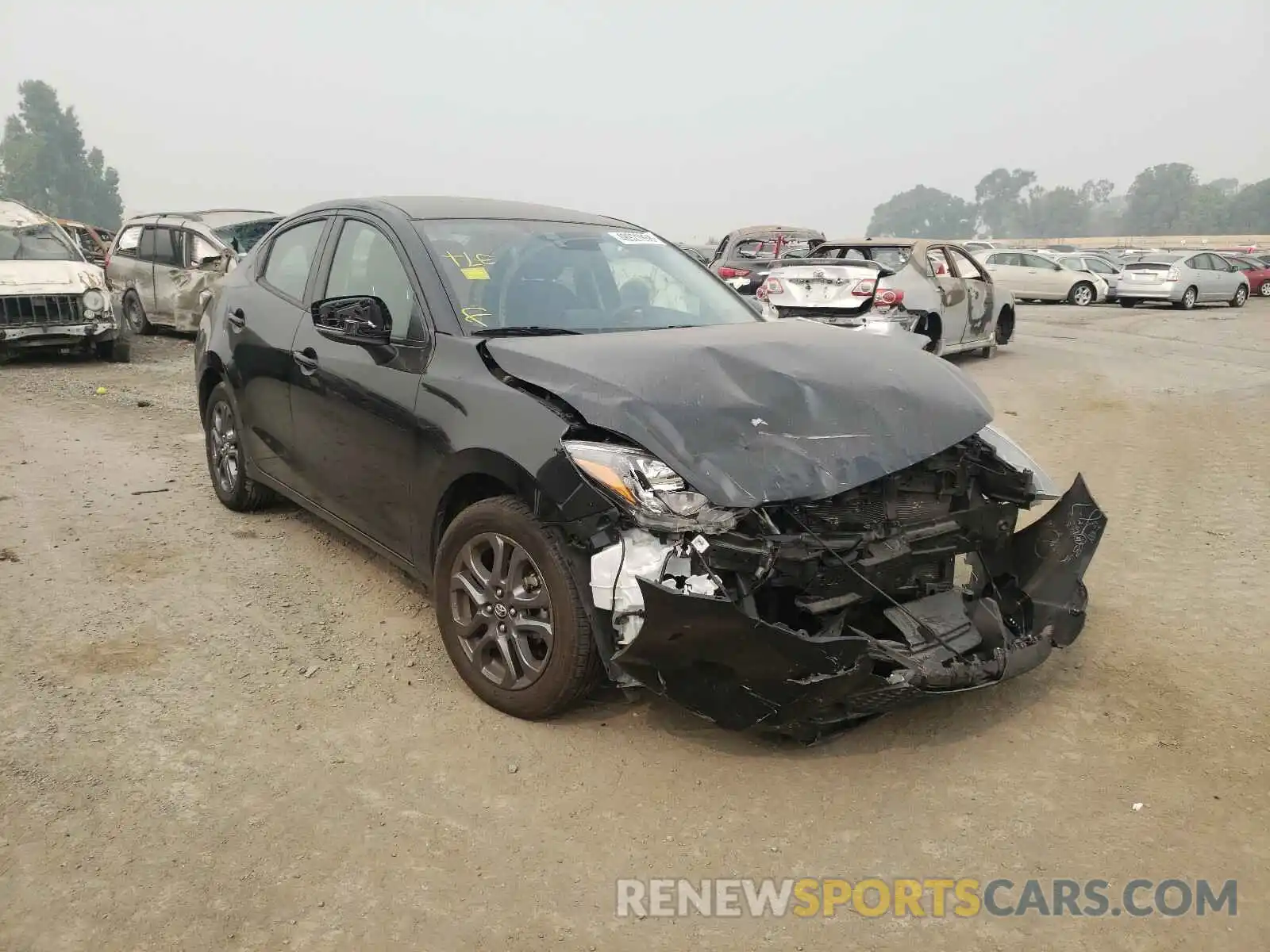 1 Photograph of a damaged car 3MYDLBYV1KY507620 TOYOTA YARIS 2019