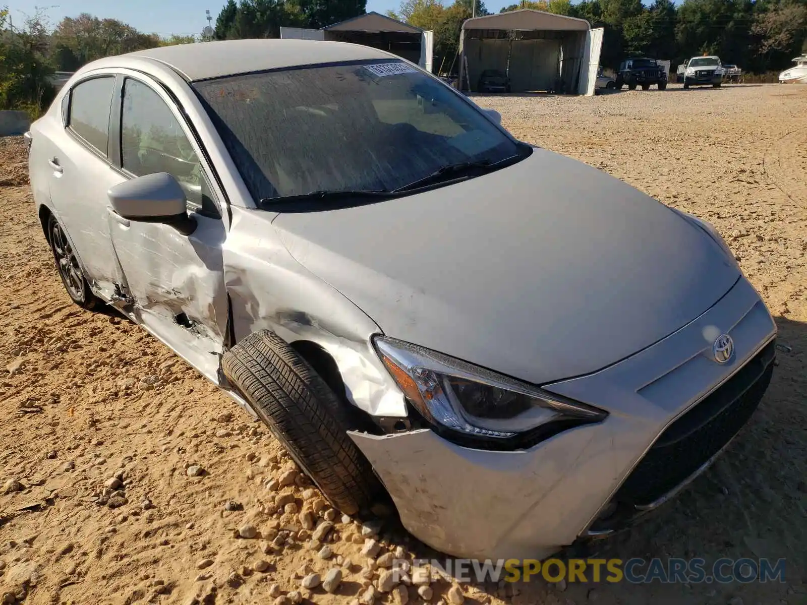 1 Photograph of a damaged car 3MYDLBYV1KY507679 TOYOTA YARIS 2019