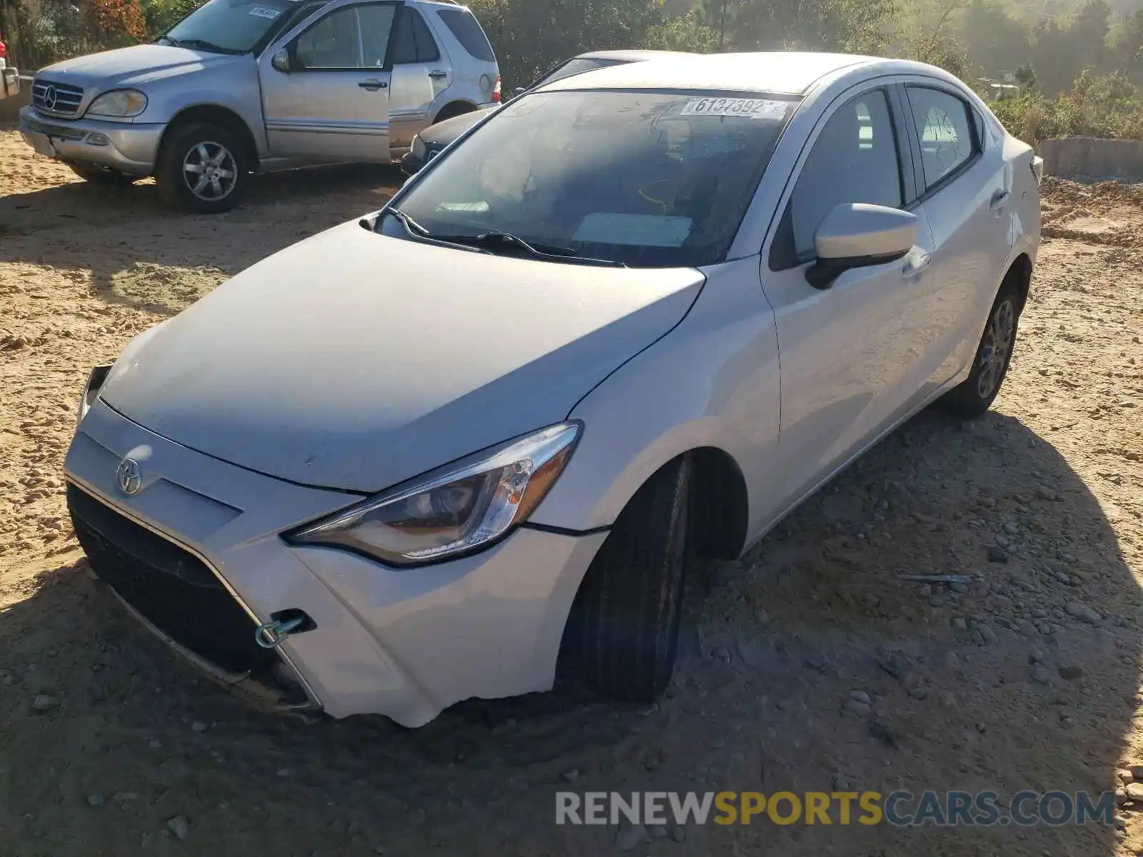 2 Photograph of a damaged car 3MYDLBYV1KY507679 TOYOTA YARIS 2019