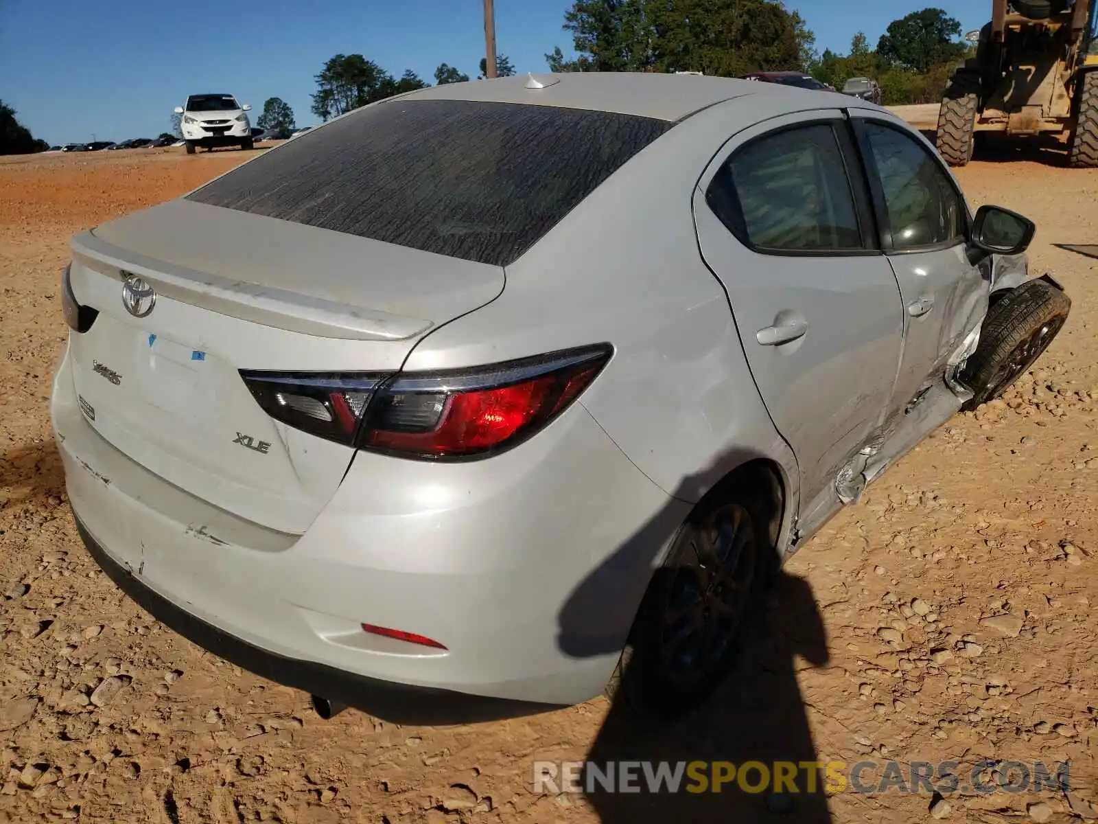 4 Photograph of a damaged car 3MYDLBYV1KY507679 TOYOTA YARIS 2019