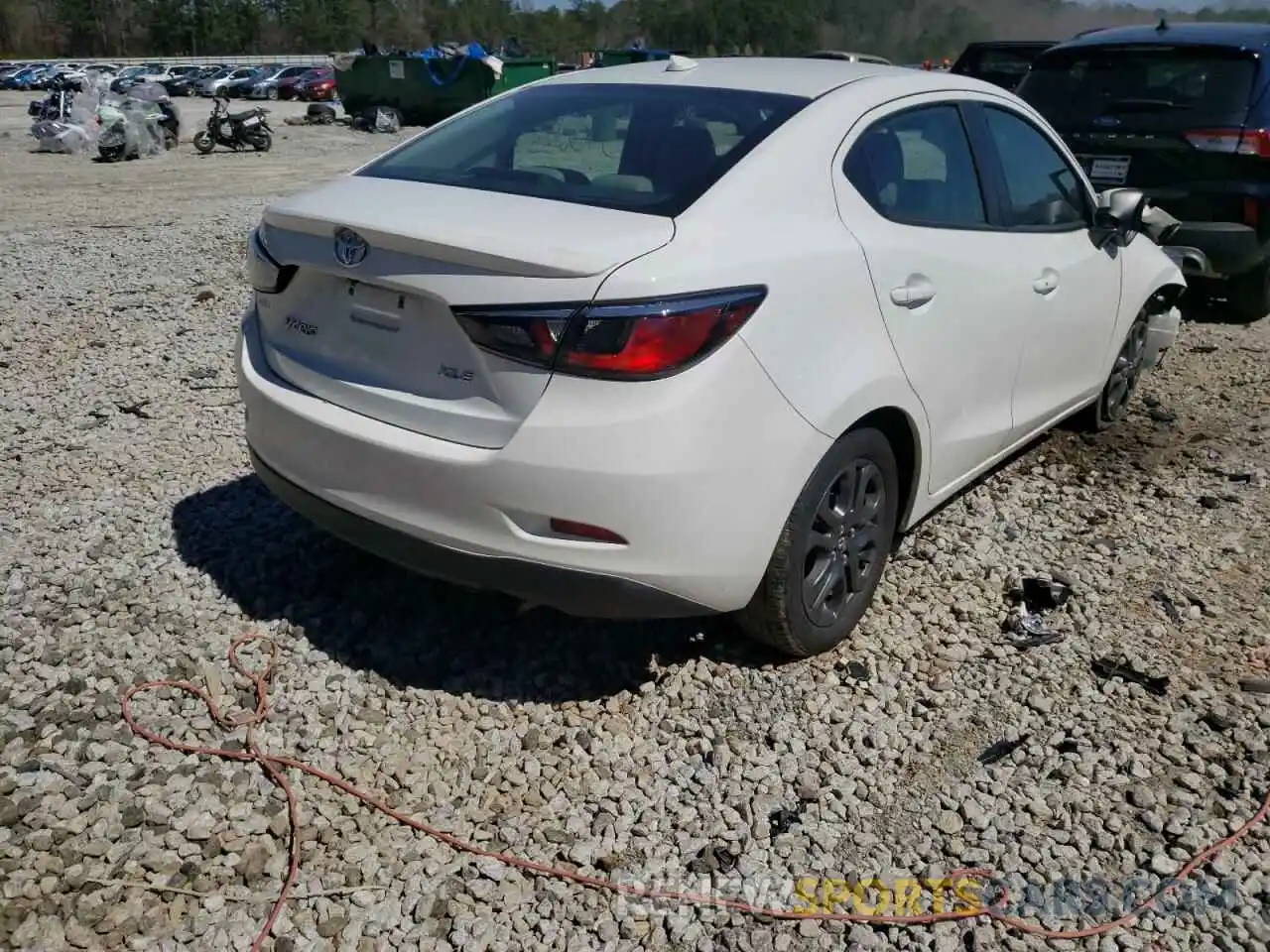 4 Photograph of a damaged car 3MYDLBYV1KY508380 TOYOTA YARIS 2019