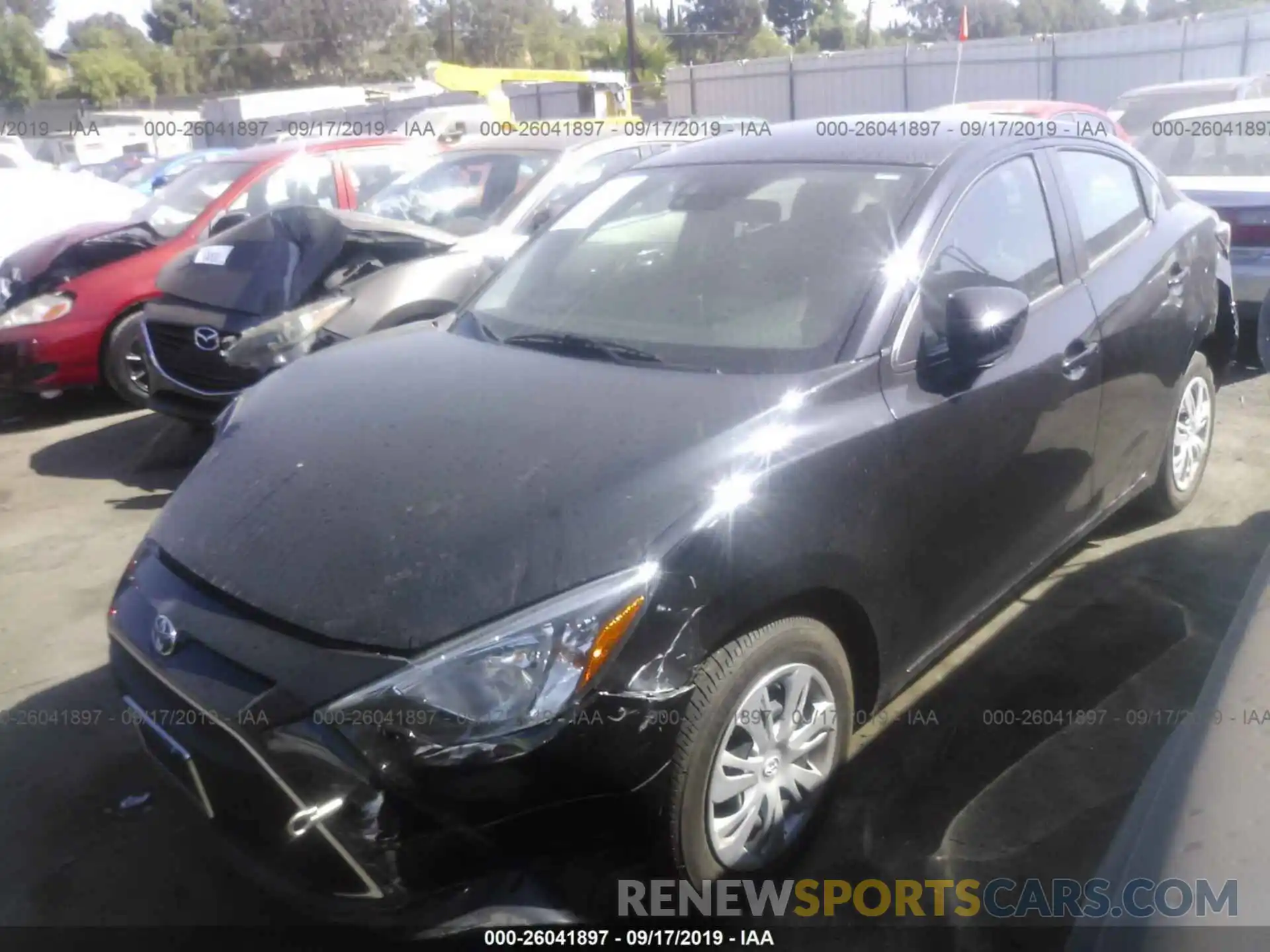 2 Photograph of a damaged car 3MYDLBYV1KY508928 TOYOTA YARIS 2019