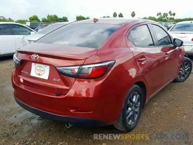 4 Photograph of a damaged car 3MYDLBYV1KY508945 TOYOTA YARIS 2019