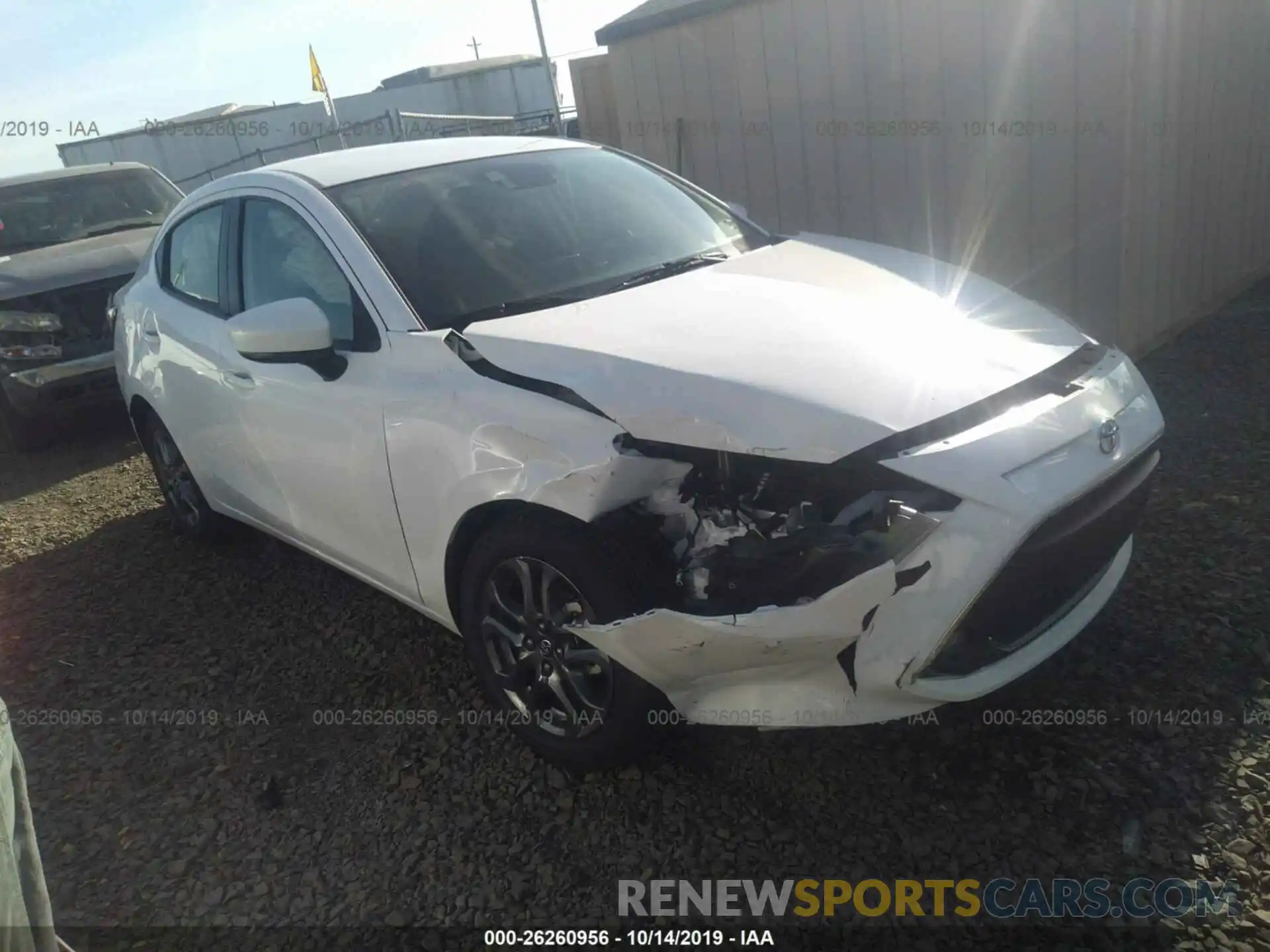 1 Photograph of a damaged car 3MYDLBYV1KY509058 TOYOTA YARIS 2019