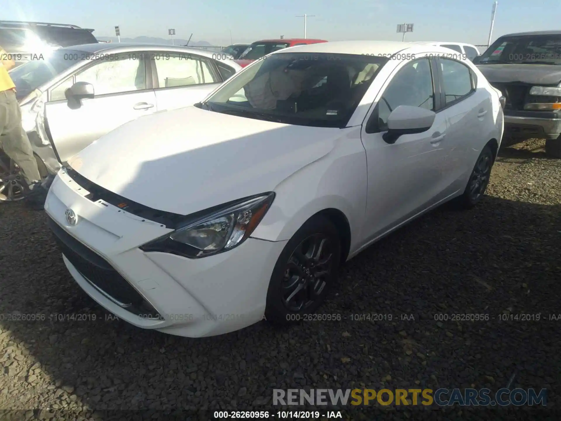 2 Photograph of a damaged car 3MYDLBYV1KY509058 TOYOTA YARIS 2019