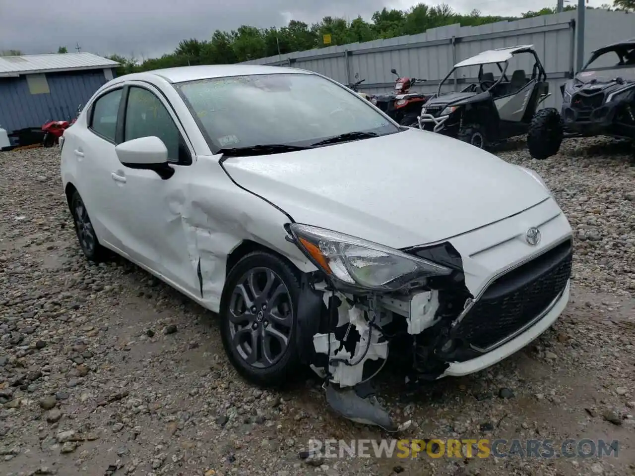 1 Photograph of a damaged car 3MYDLBYV1KY509528 TOYOTA YARIS 2019