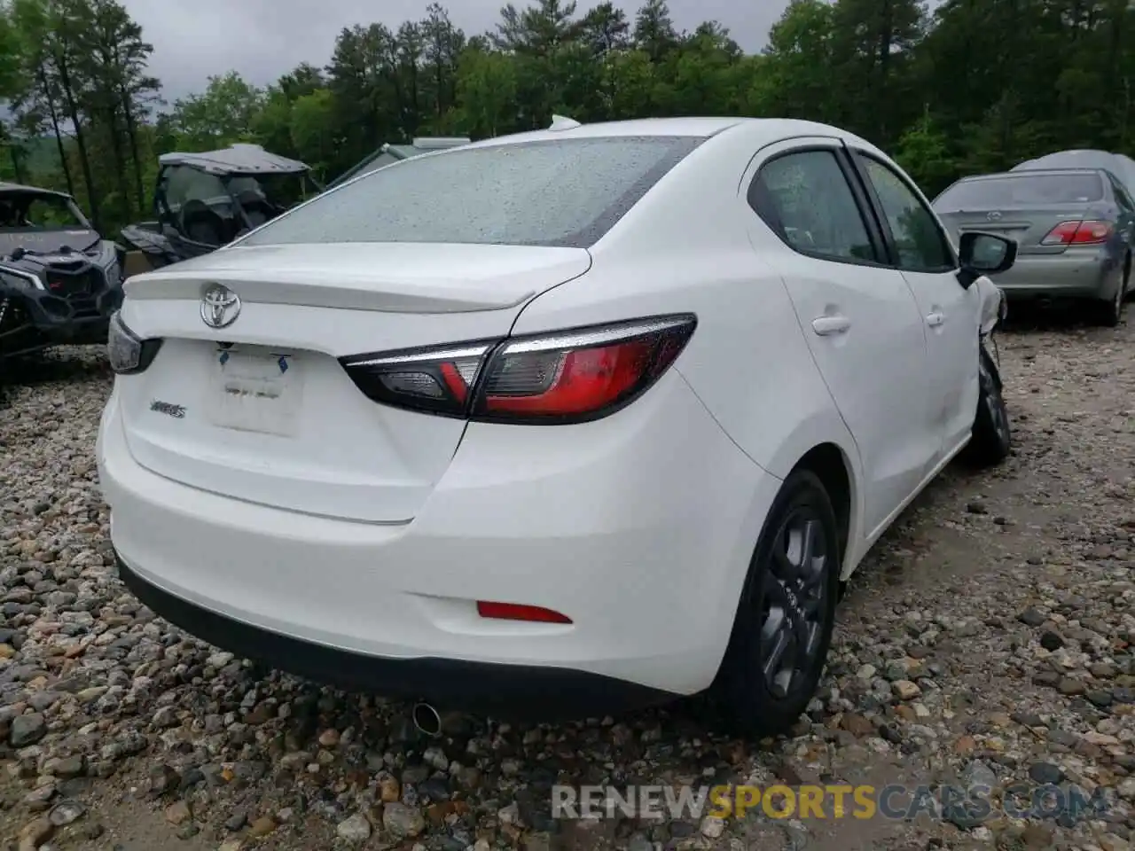 4 Photograph of a damaged car 3MYDLBYV1KY509528 TOYOTA YARIS 2019