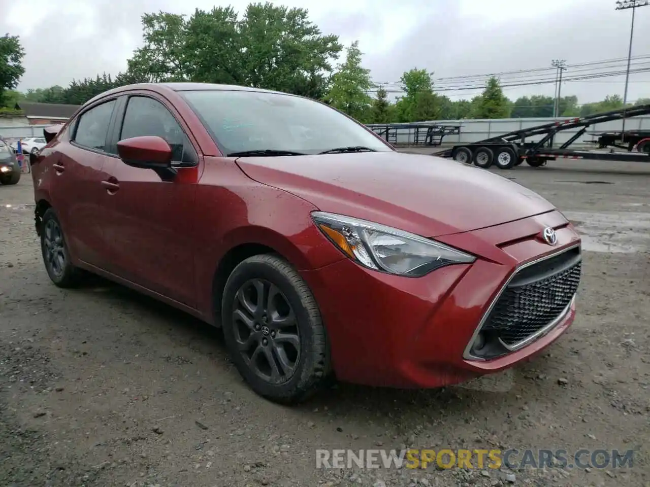 1 Photograph of a damaged car 3MYDLBYV1KY509707 TOYOTA YARIS 2019