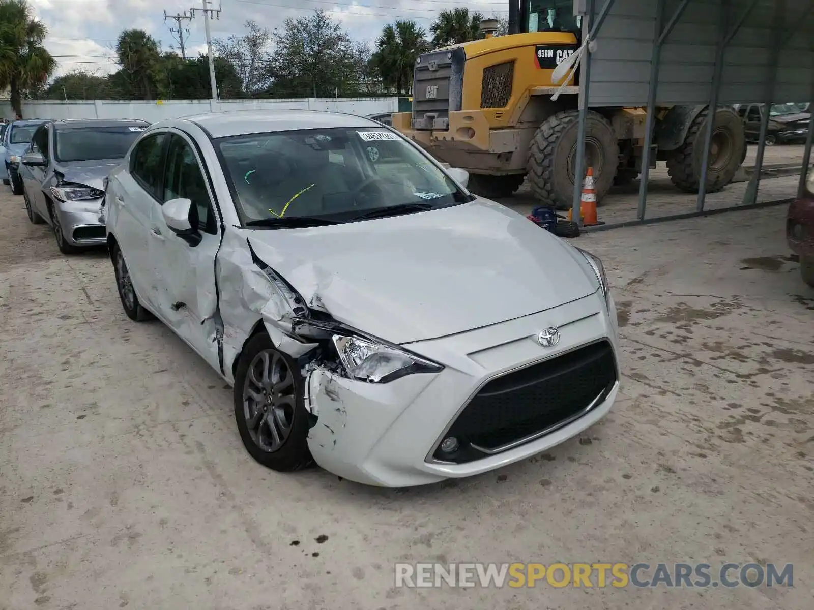 1 Photograph of a damaged car 3MYDLBYV1KY510517 TOYOTA YARIS 2019