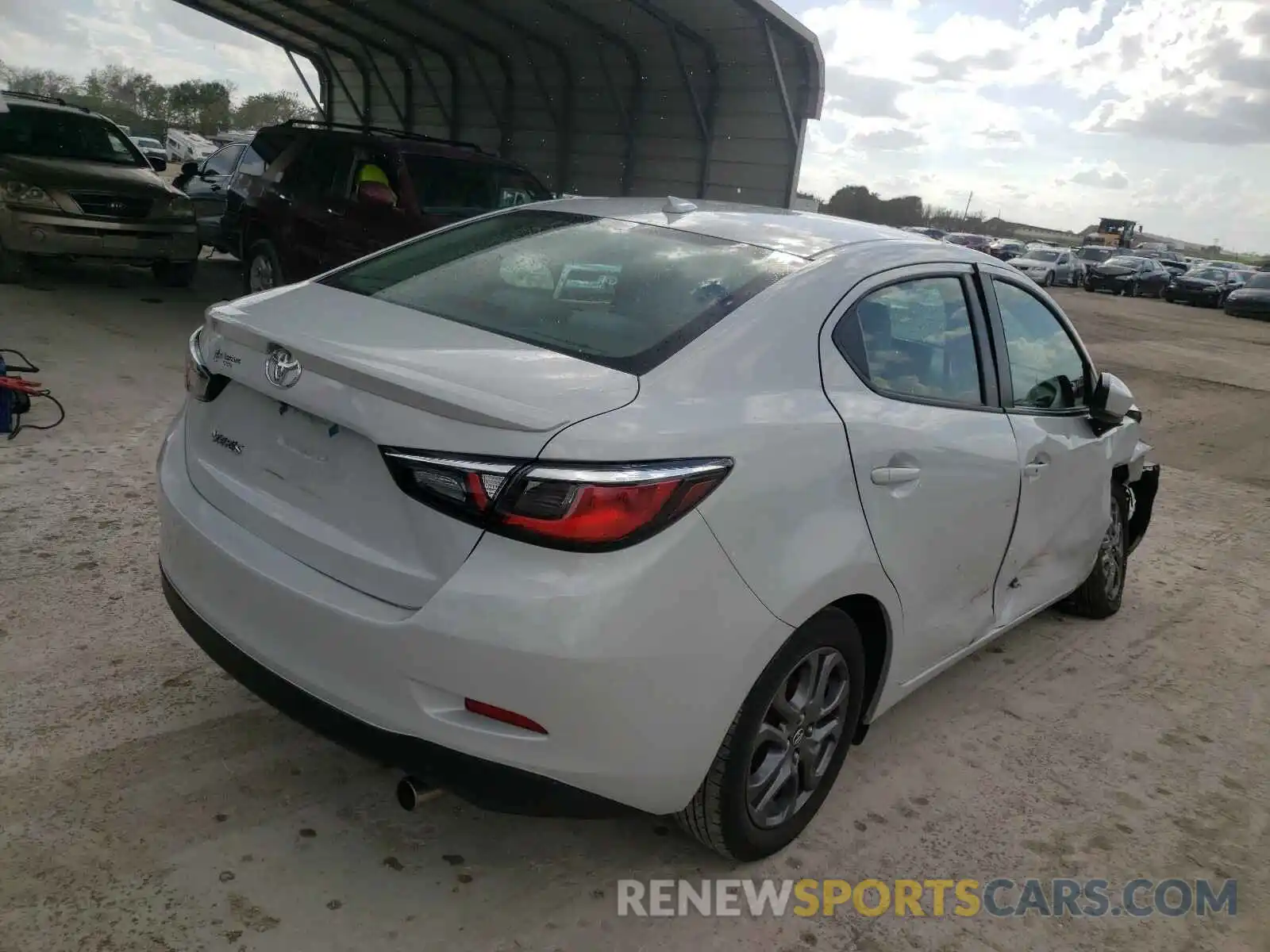 4 Photograph of a damaged car 3MYDLBYV1KY510517 TOYOTA YARIS 2019