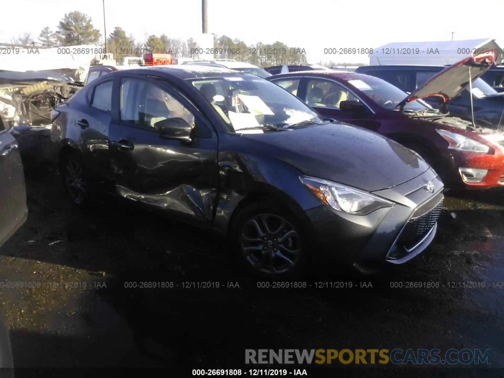 1 Photograph of a damaged car 3MYDLBYV1KY510727 TOYOTA YARIS 2019