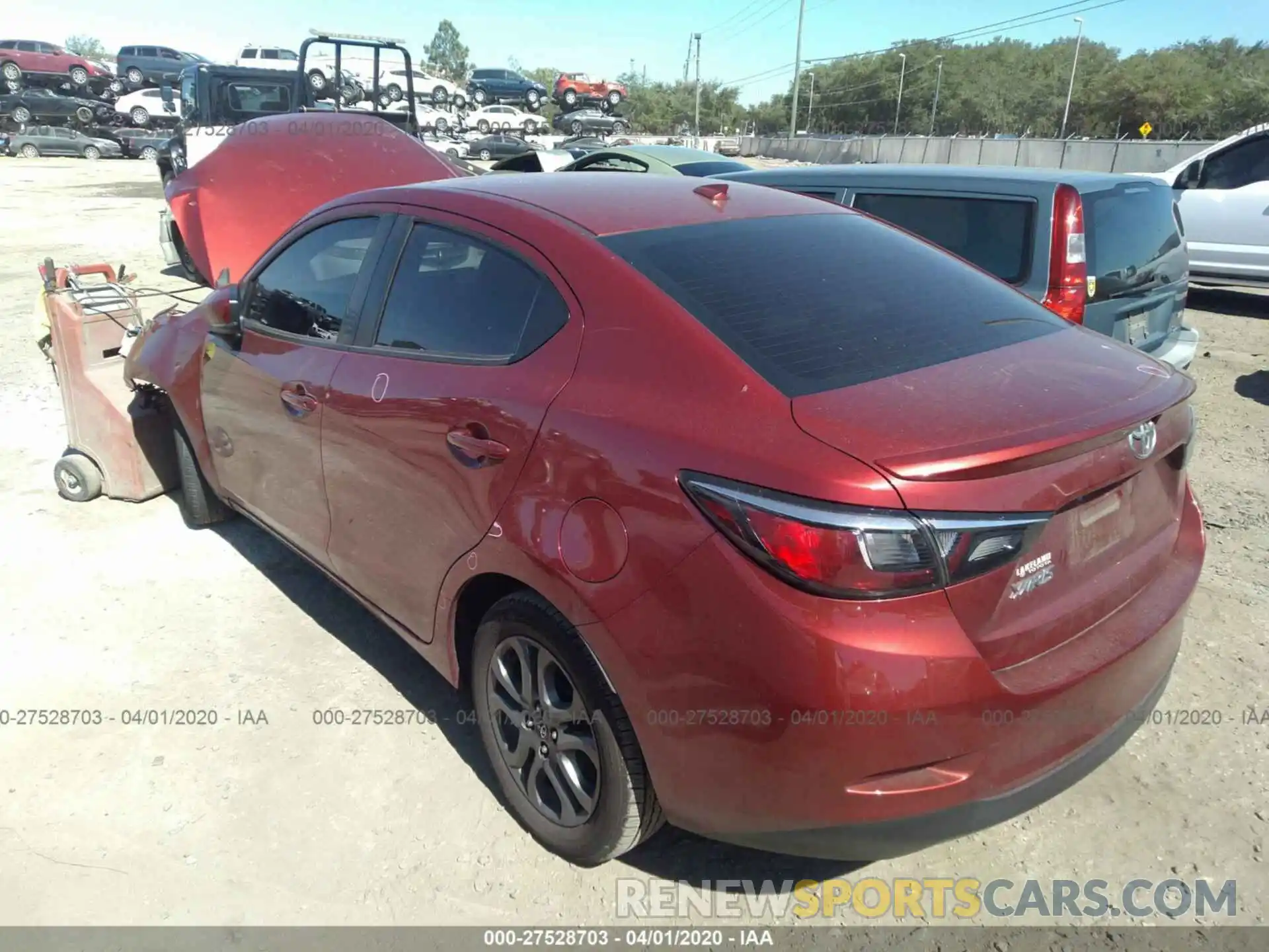 3 Photograph of a damaged car 3MYDLBYV1KY511022 TOYOTA YARIS 2019