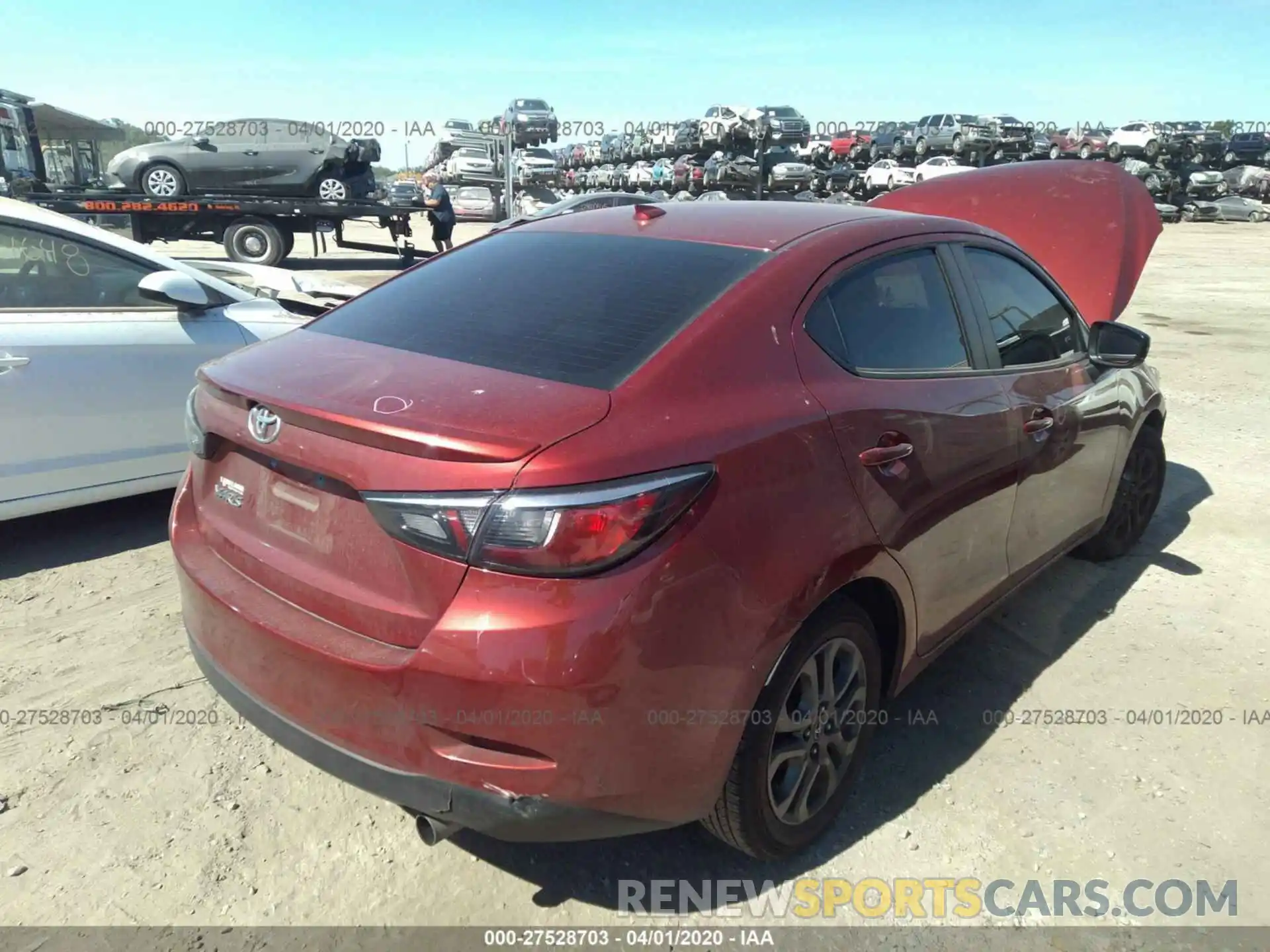 4 Photograph of a damaged car 3MYDLBYV1KY511022 TOYOTA YARIS 2019