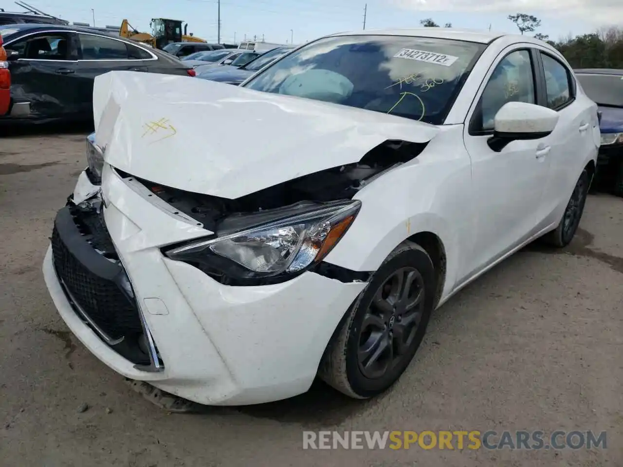 2 Photograph of a damaged car 3MYDLBYV1KY511232 TOYOTA YARIS 2019