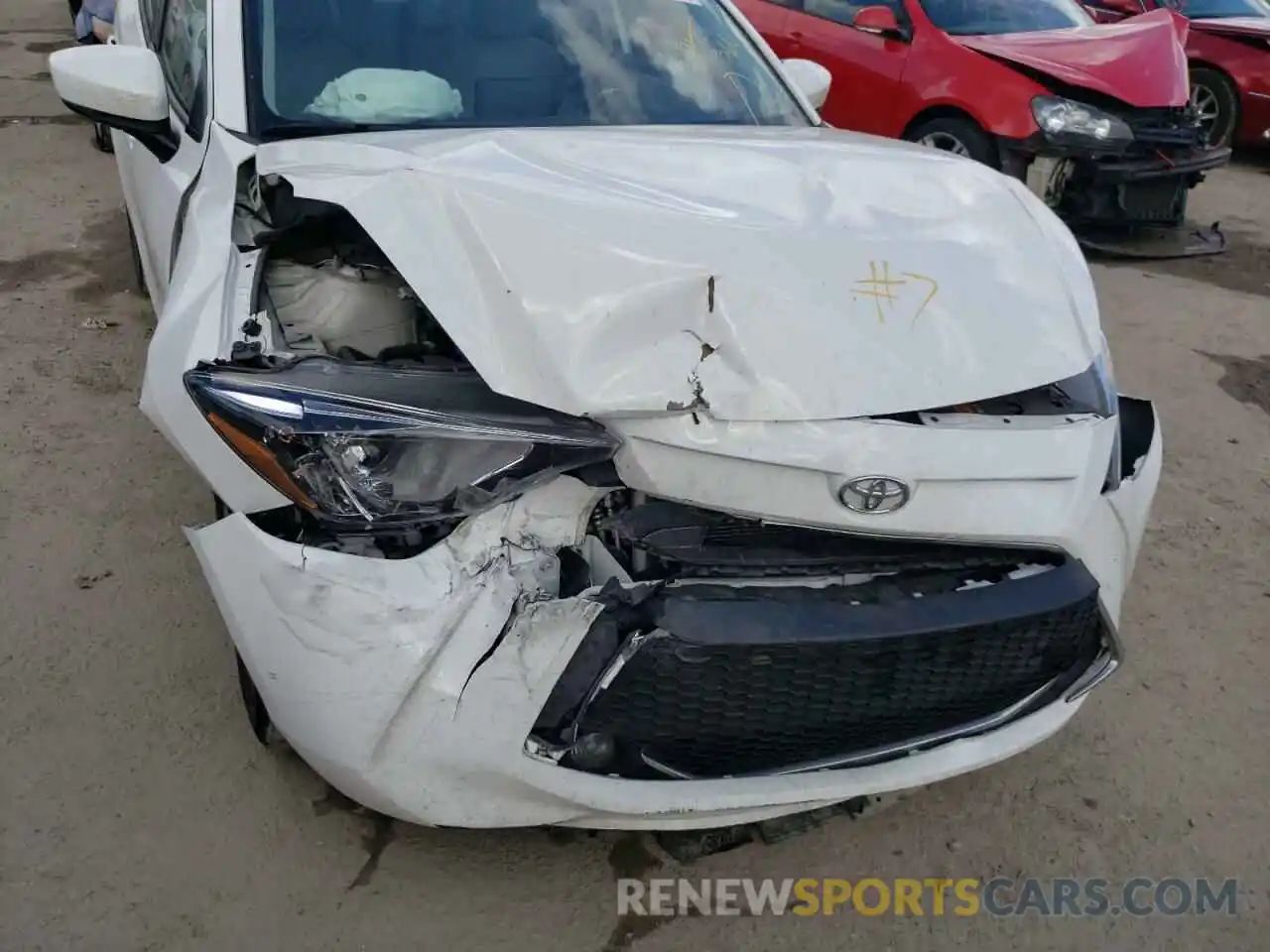 9 Photograph of a damaged car 3MYDLBYV1KY511232 TOYOTA YARIS 2019