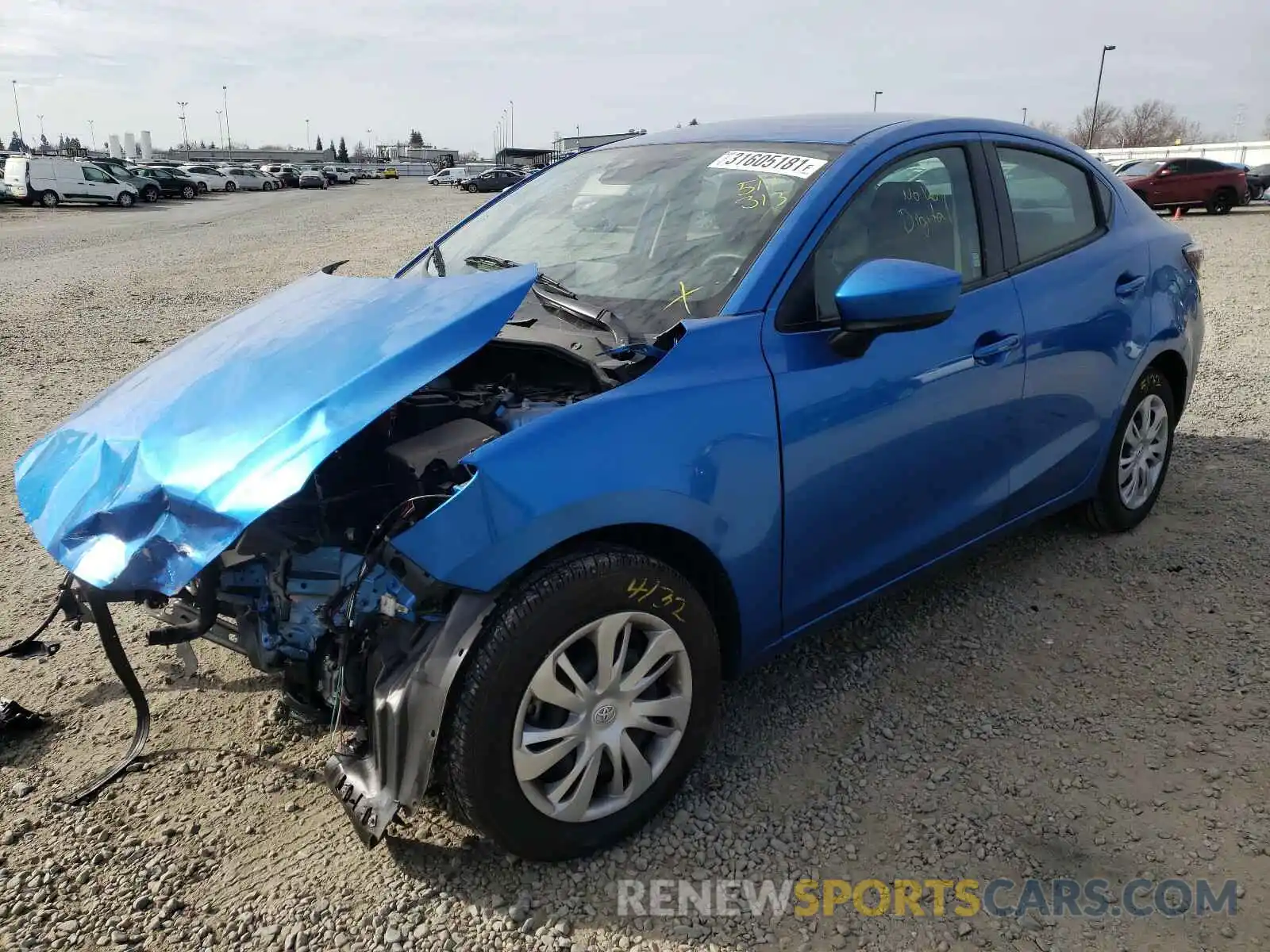 2 Photograph of a damaged car 3MYDLBYV1KY511313 TOYOTA YARIS 2019