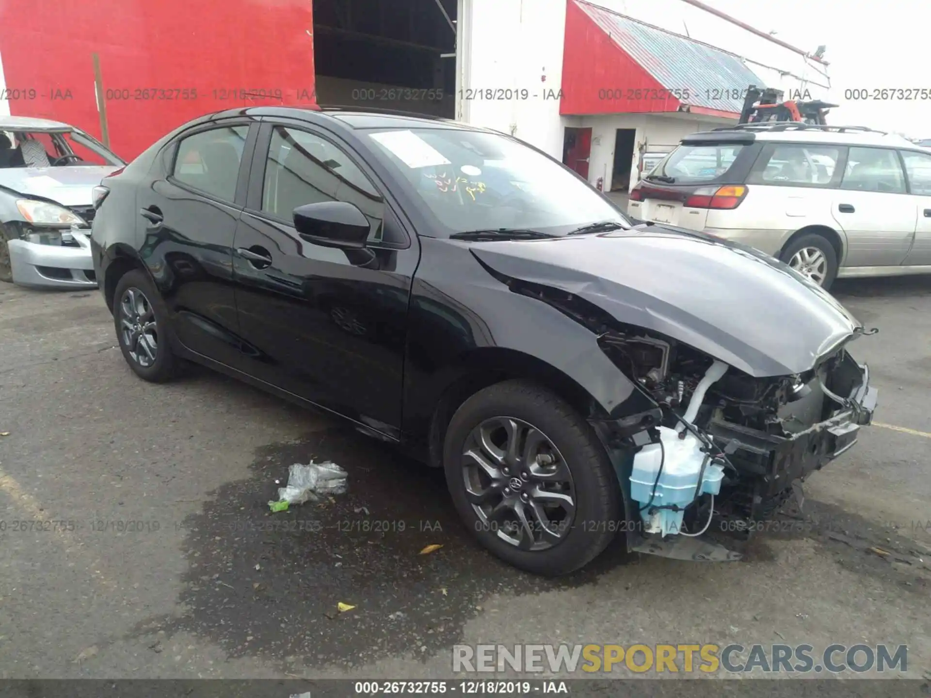 1 Photograph of a damaged car 3MYDLBYV1KY513398 TOYOTA YARIS 2019