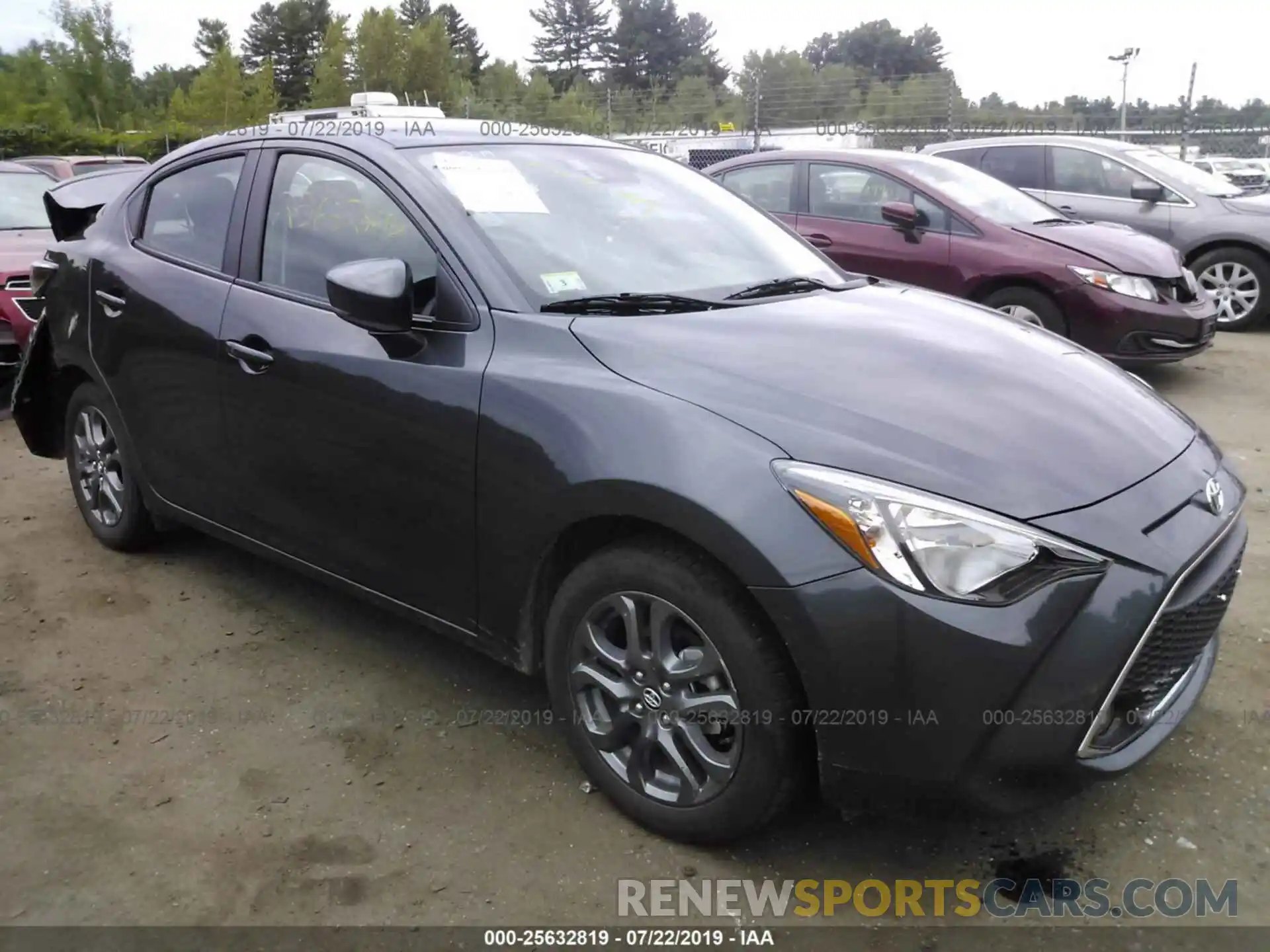 1 Photograph of a damaged car 3MYDLBYV1KY514020 TOYOTA YARIS 2019