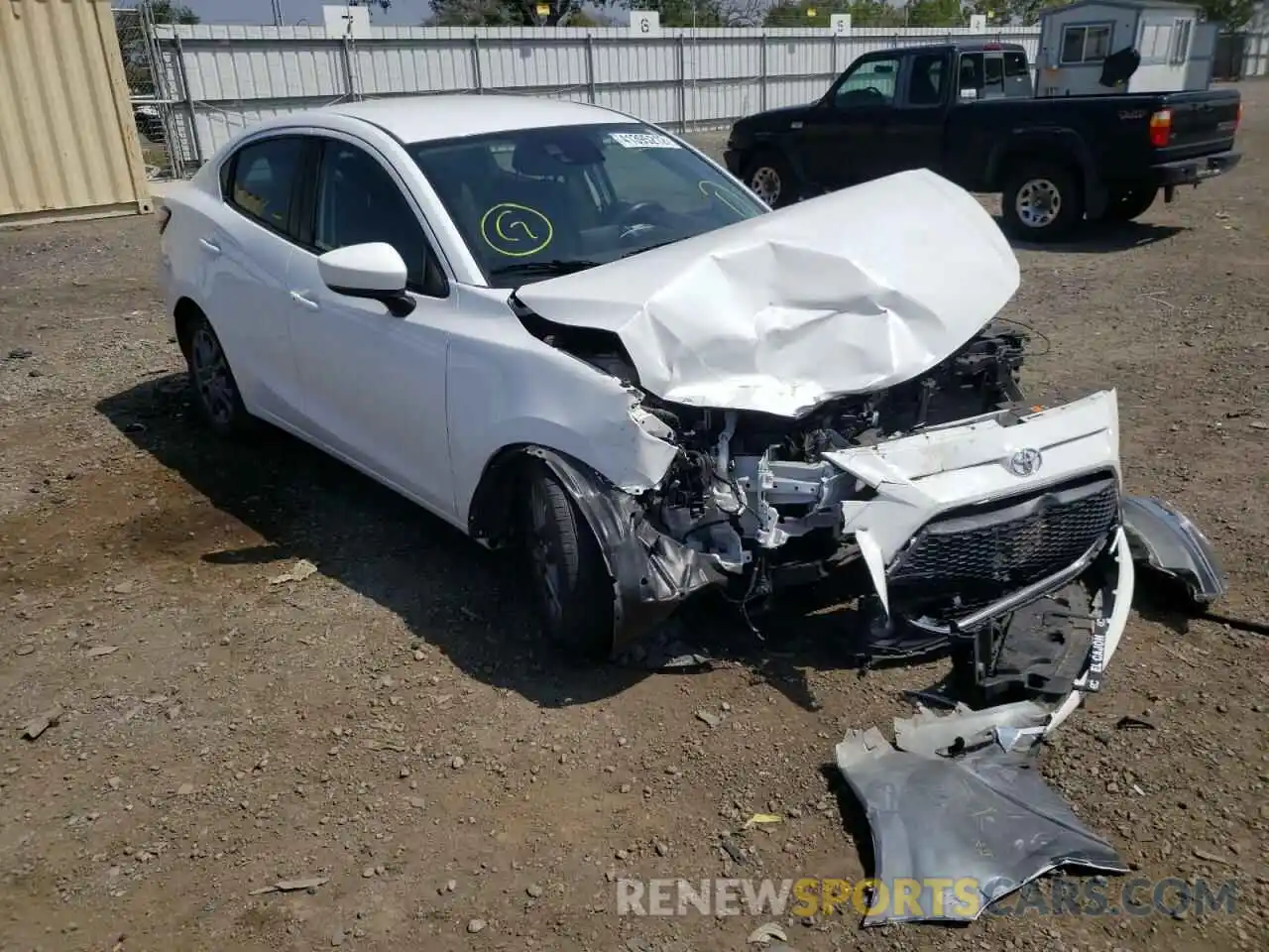 1 Photograph of a damaged car 3MYDLBYV1KY514048 TOYOTA YARIS 2019