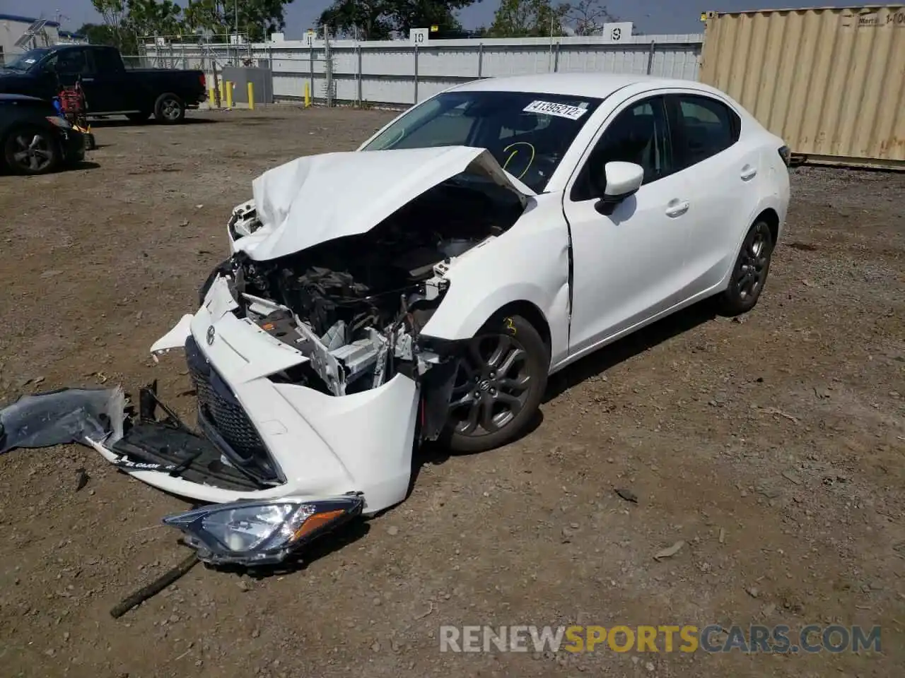 2 Photograph of a damaged car 3MYDLBYV1KY514048 TOYOTA YARIS 2019