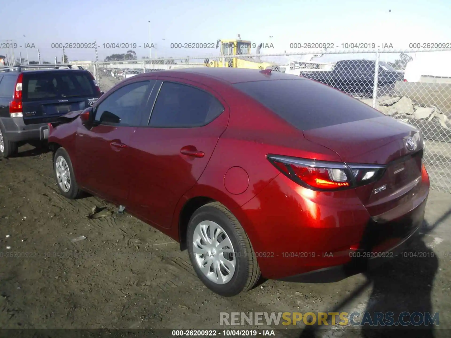 3 Photograph of a damaged car 3MYDLBYV1KY514096 TOYOTA YARIS 2019