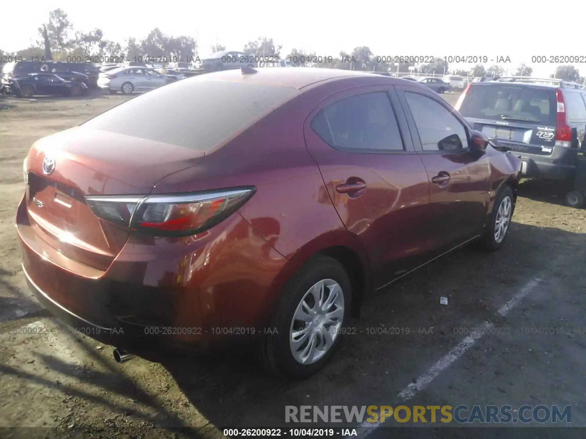 4 Photograph of a damaged car 3MYDLBYV1KY514096 TOYOTA YARIS 2019