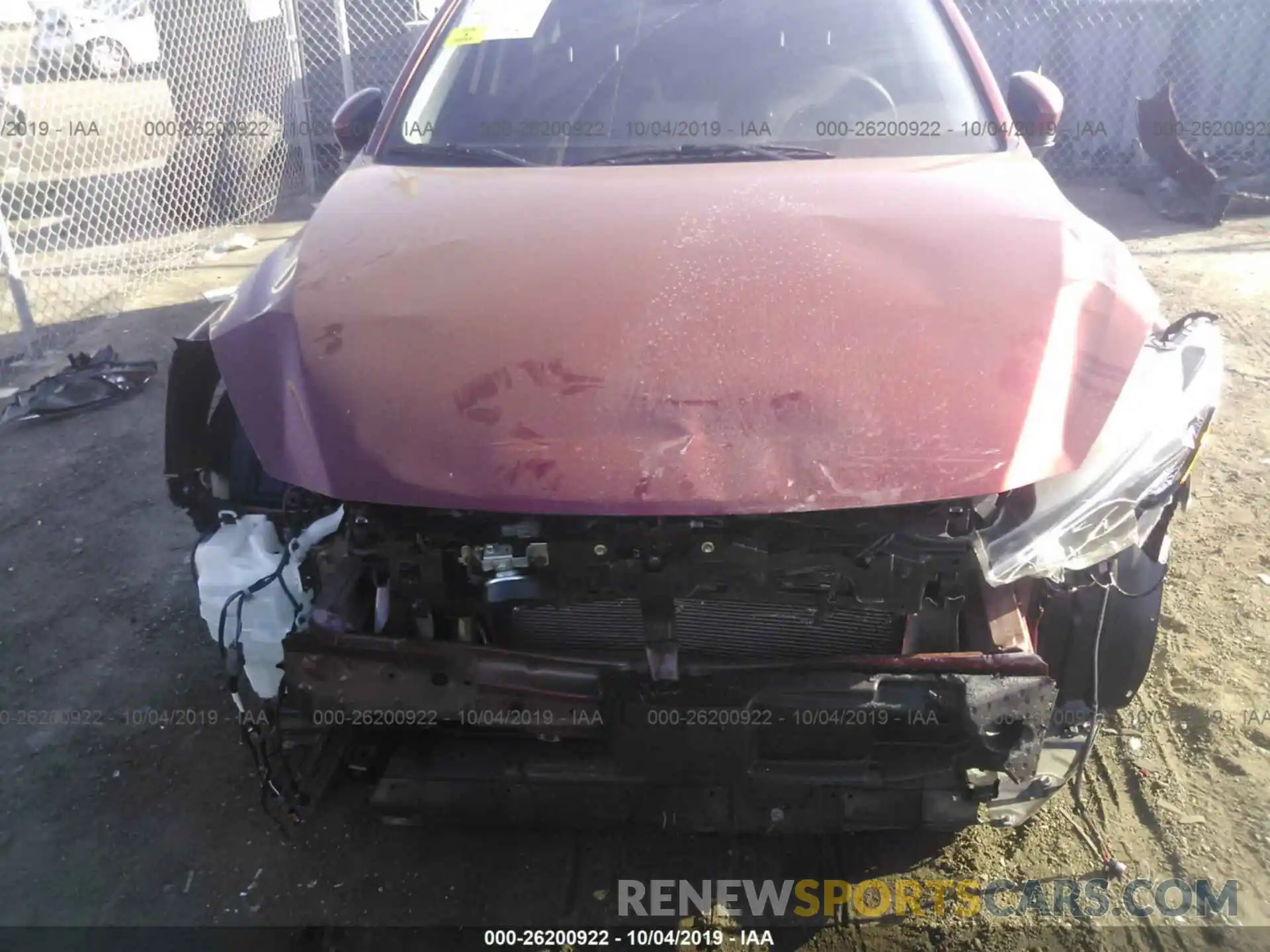 6 Photograph of a damaged car 3MYDLBYV1KY514096 TOYOTA YARIS 2019