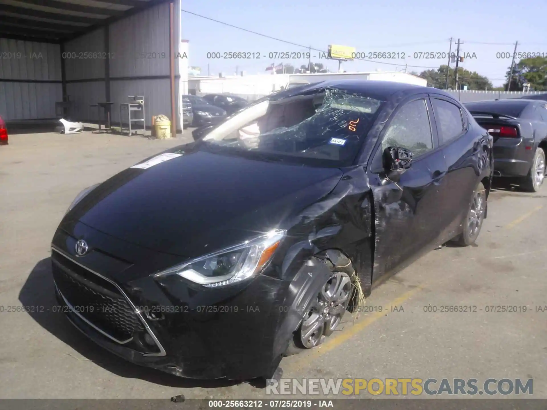 2 Photograph of a damaged car 3MYDLBYV1KY514339 TOYOTA YARIS 2019