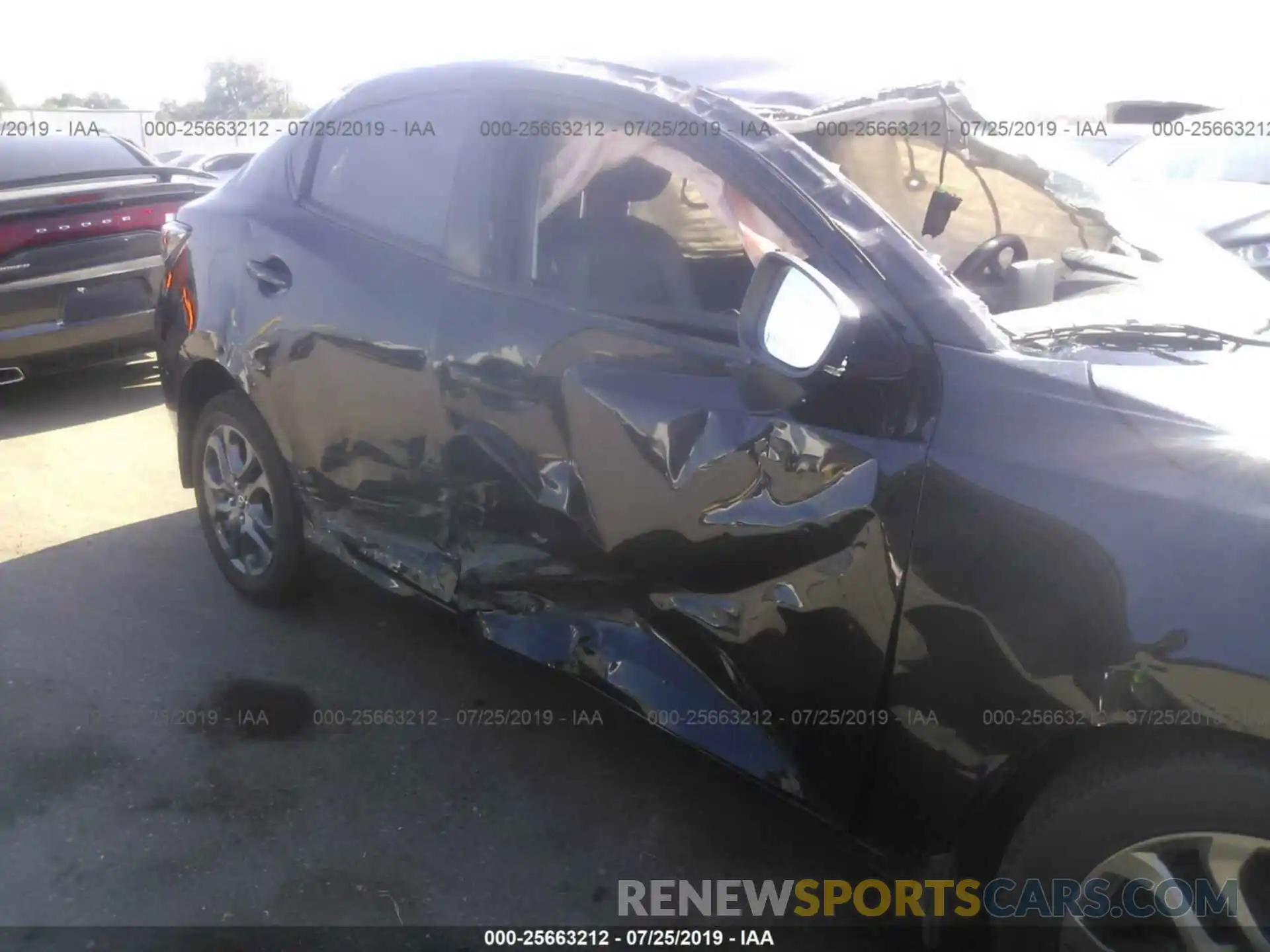 6 Photograph of a damaged car 3MYDLBYV1KY514339 TOYOTA YARIS 2019