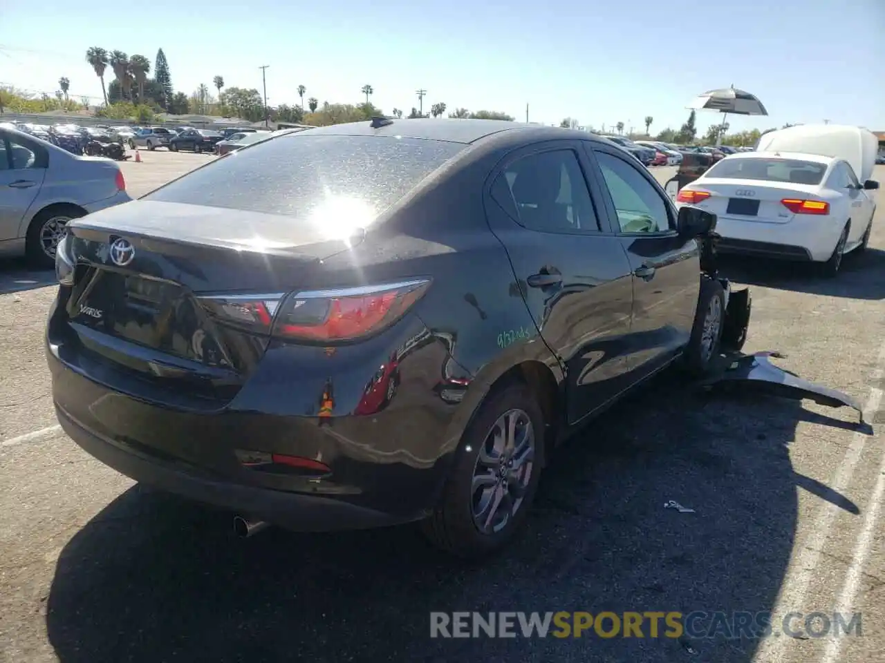 4 Photograph of a damaged car 3MYDLBYV1KY514681 TOYOTA YARIS 2019