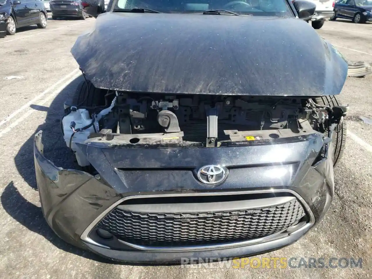 9 Photograph of a damaged car 3MYDLBYV1KY514681 TOYOTA YARIS 2019