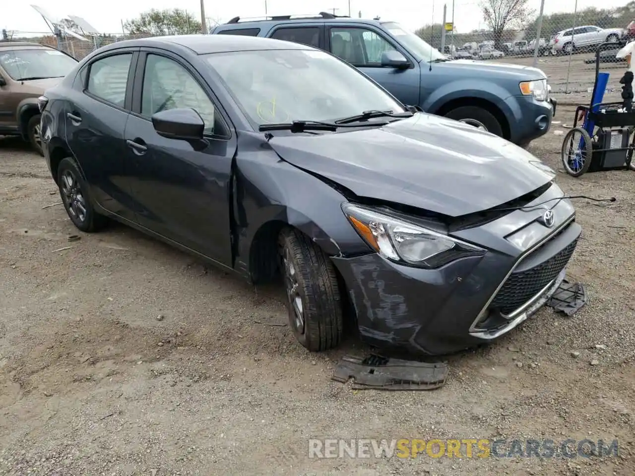 1 Photograph of a damaged car 3MYDLBYV1KY515295 TOYOTA YARIS 2019