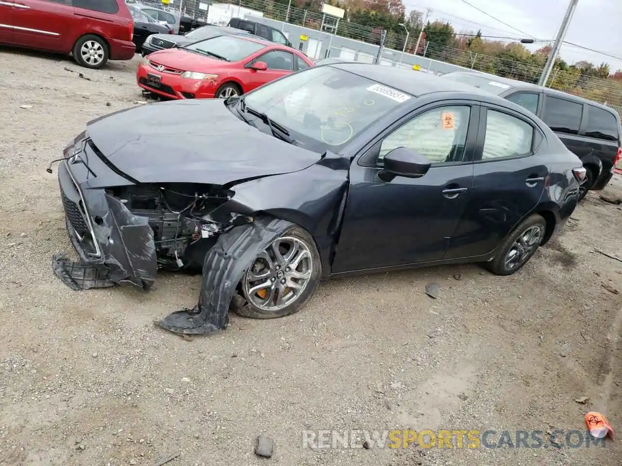 2 Photograph of a damaged car 3MYDLBYV1KY515295 TOYOTA YARIS 2019