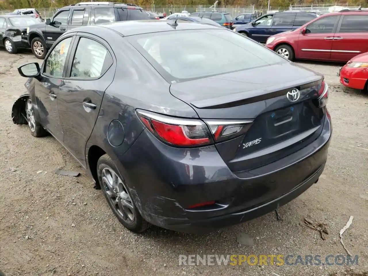 3 Photograph of a damaged car 3MYDLBYV1KY515295 TOYOTA YARIS 2019