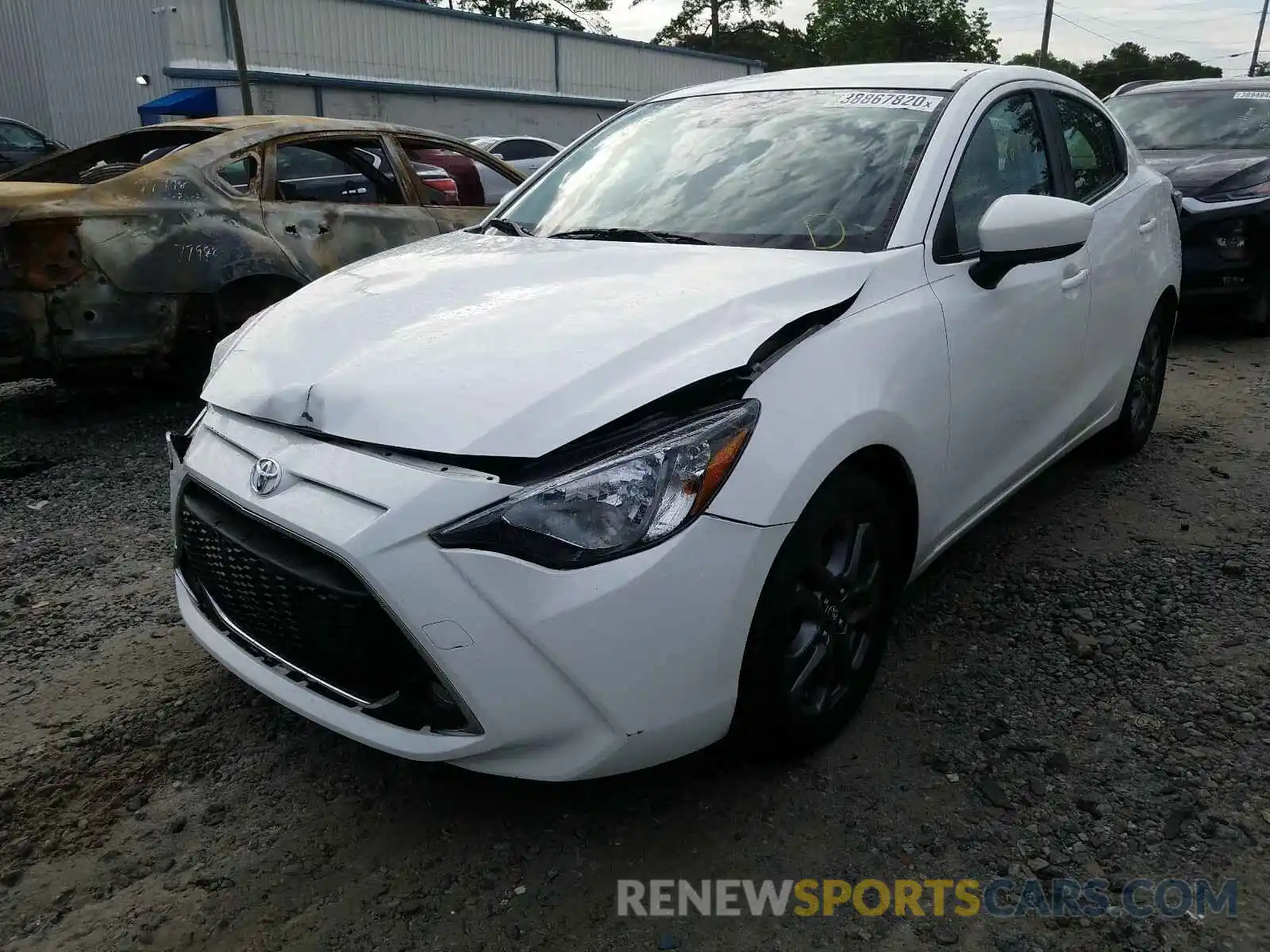 2 Photograph of a damaged car 3MYDLBYV1KY516804 TOYOTA YARIS 2019