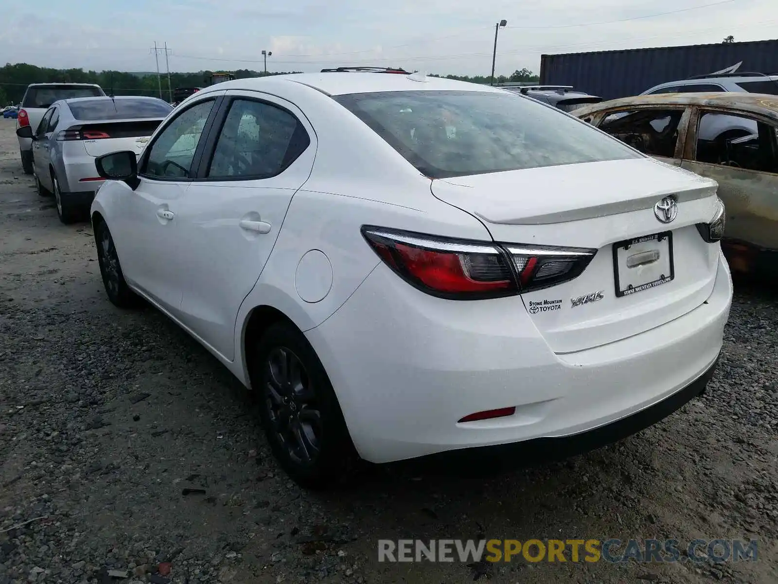 3 Photograph of a damaged car 3MYDLBYV1KY516804 TOYOTA YARIS 2019