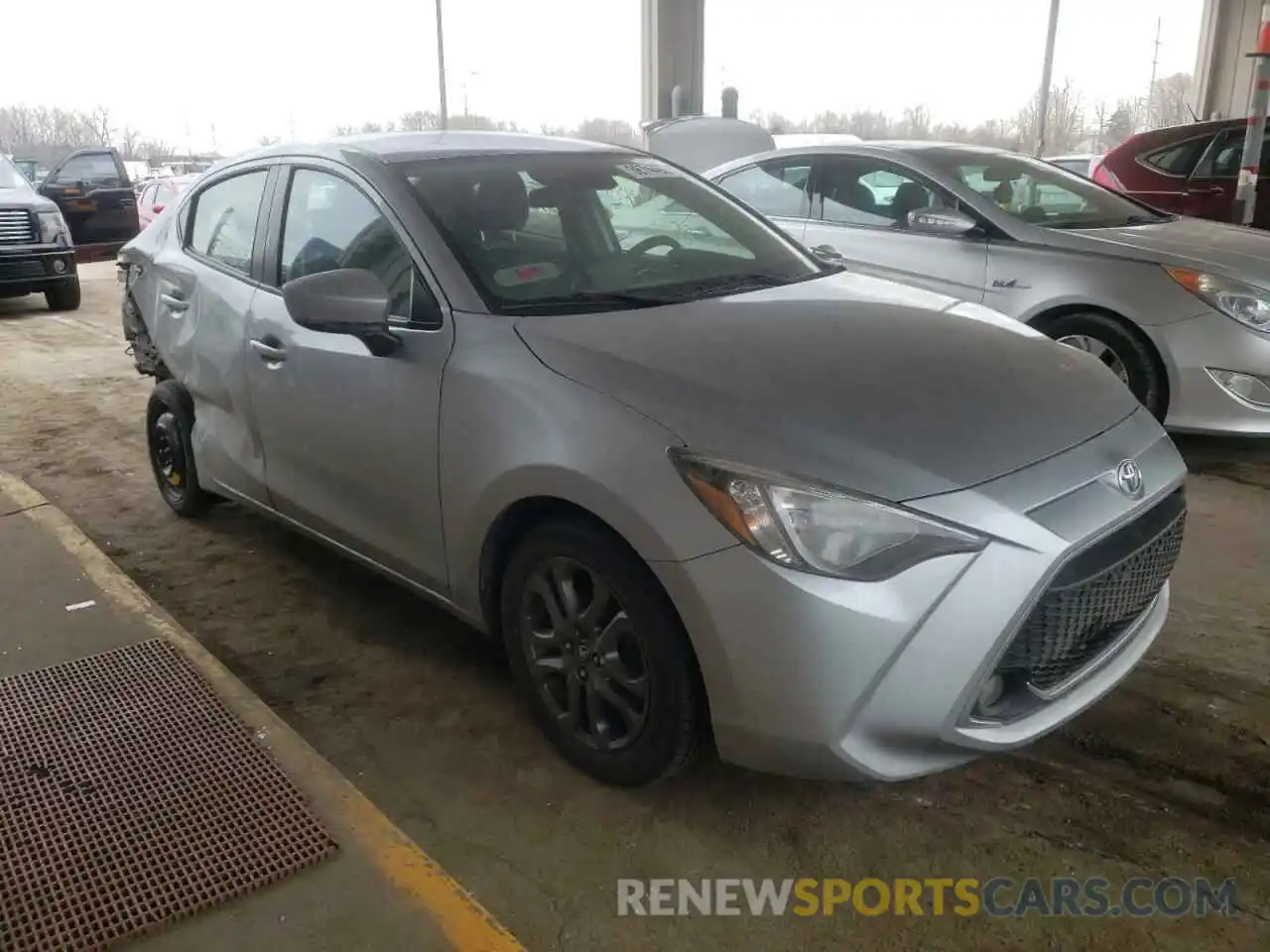 1 Photograph of a damaged car 3MYDLBYV1KY517189 TOYOTA YARIS 2019