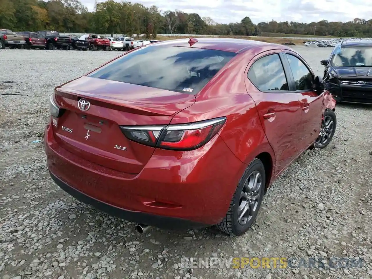 4 Photograph of a damaged car 3MYDLBYV1KY517872 TOYOTA YARIS 2019