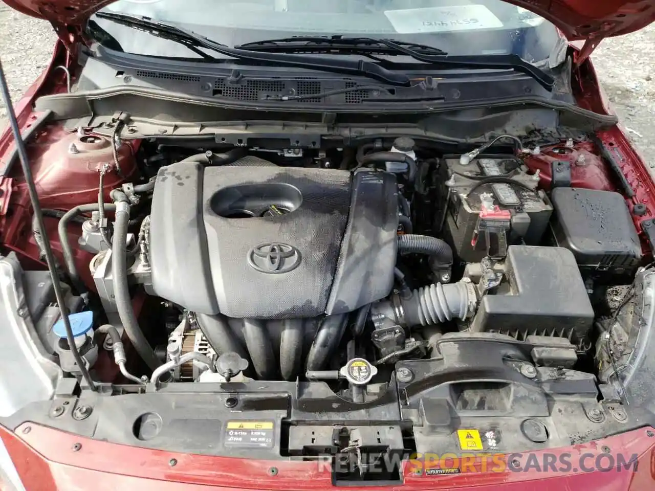 7 Photograph of a damaged car 3MYDLBYV1KY517872 TOYOTA YARIS 2019