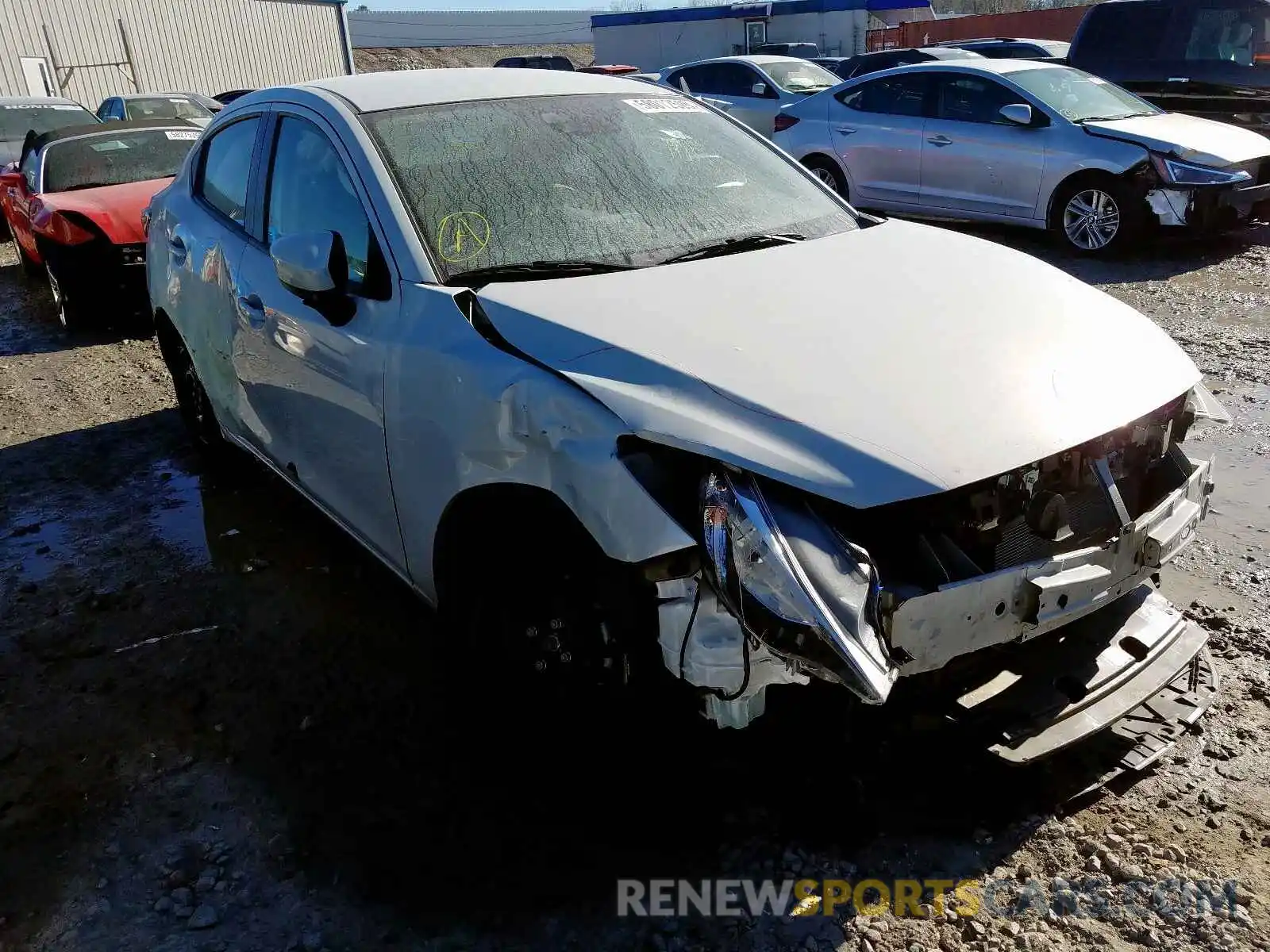 1 Photograph of a damaged car 3MYDLBYV1KY518410 TOYOTA YARIS 2019