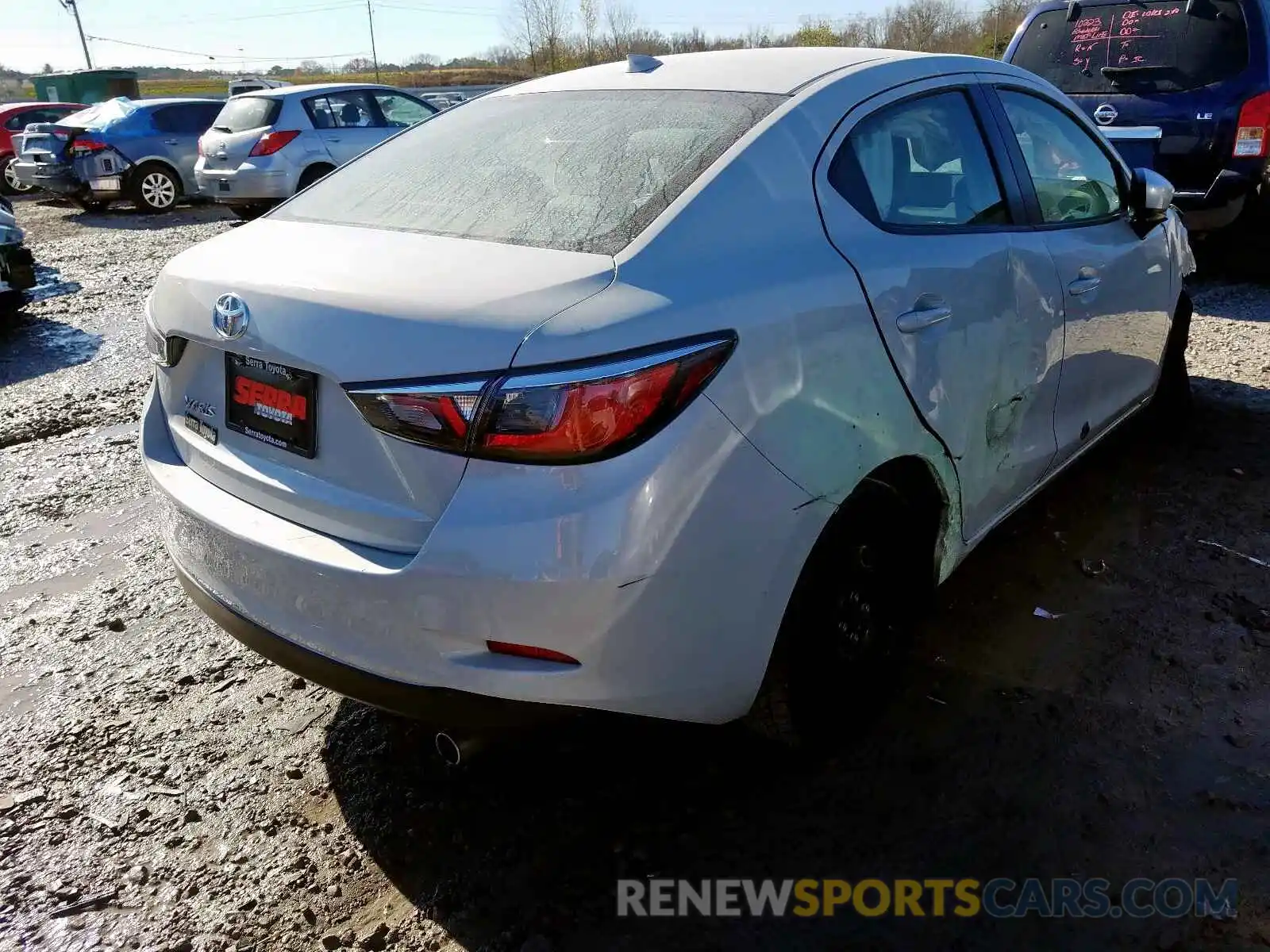 4 Photograph of a damaged car 3MYDLBYV1KY518410 TOYOTA YARIS 2019