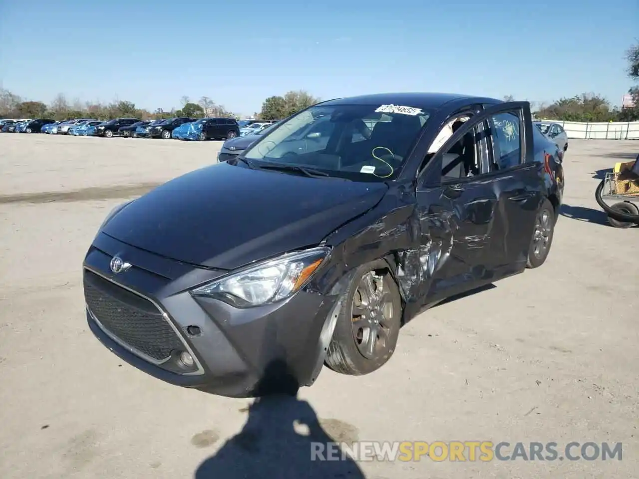 2 Photograph of a damaged car 3MYDLBYV1KY519847 TOYOTA YARIS 2019