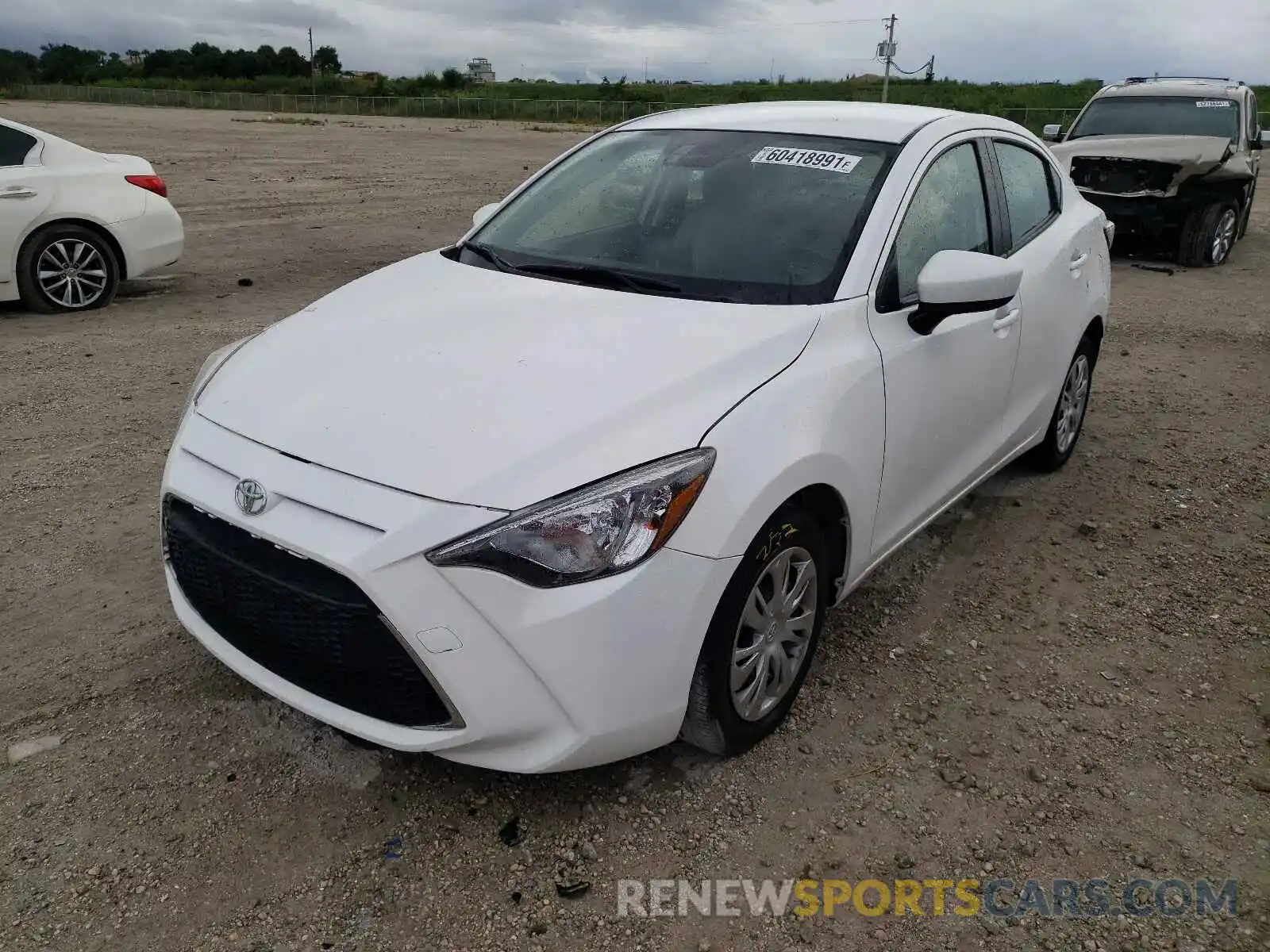 2 Photograph of a damaged car 3MYDLBYV1KY520125 TOYOTA YARIS 2019