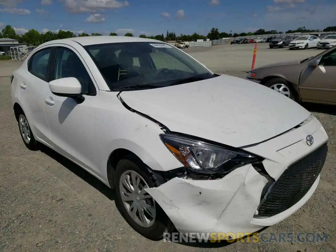 1 Photograph of a damaged car 3MYDLBYV1KY520741 TOYOTA YARIS 2019