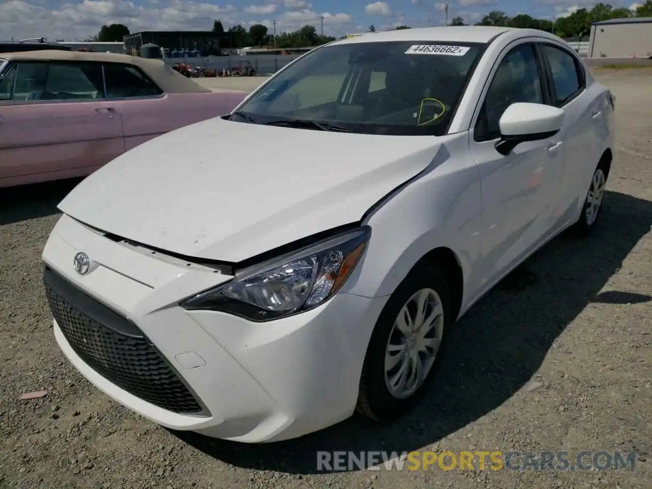 2 Photograph of a damaged car 3MYDLBYV1KY520741 TOYOTA YARIS 2019