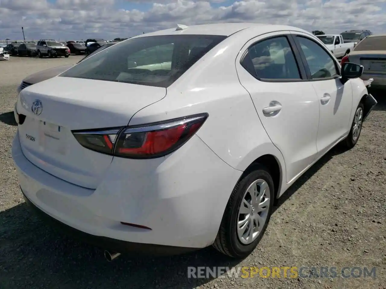 4 Photograph of a damaged car 3MYDLBYV1KY520741 TOYOTA YARIS 2019