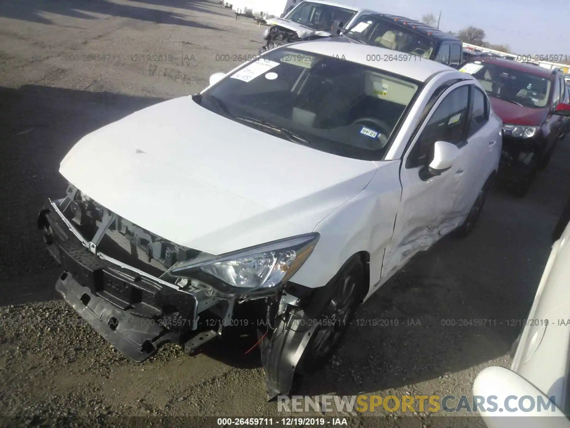 2 Photograph of a damaged car 3MYDLBYV1KY520819 TOYOTA YARIS 2019